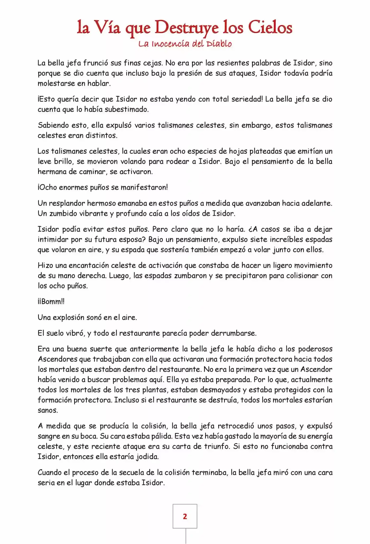 La Vía Que Destruye Los Cielos (Novela) - Capítulo 28 - Página 2 - LectorTMOo
