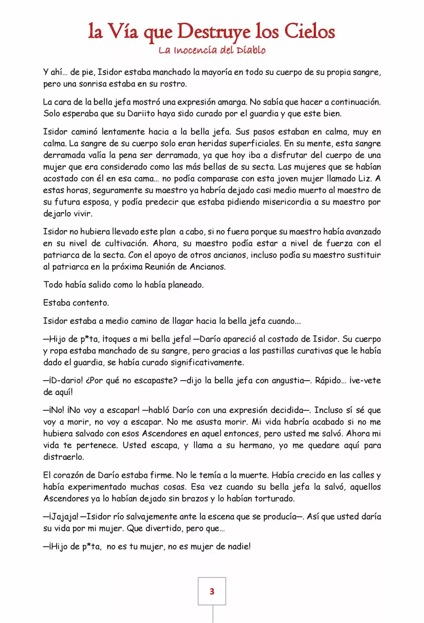 La Vía Que Destruye Los Cielos (Novela) - Capítulo 28 - Página 3 - LectorTMOo