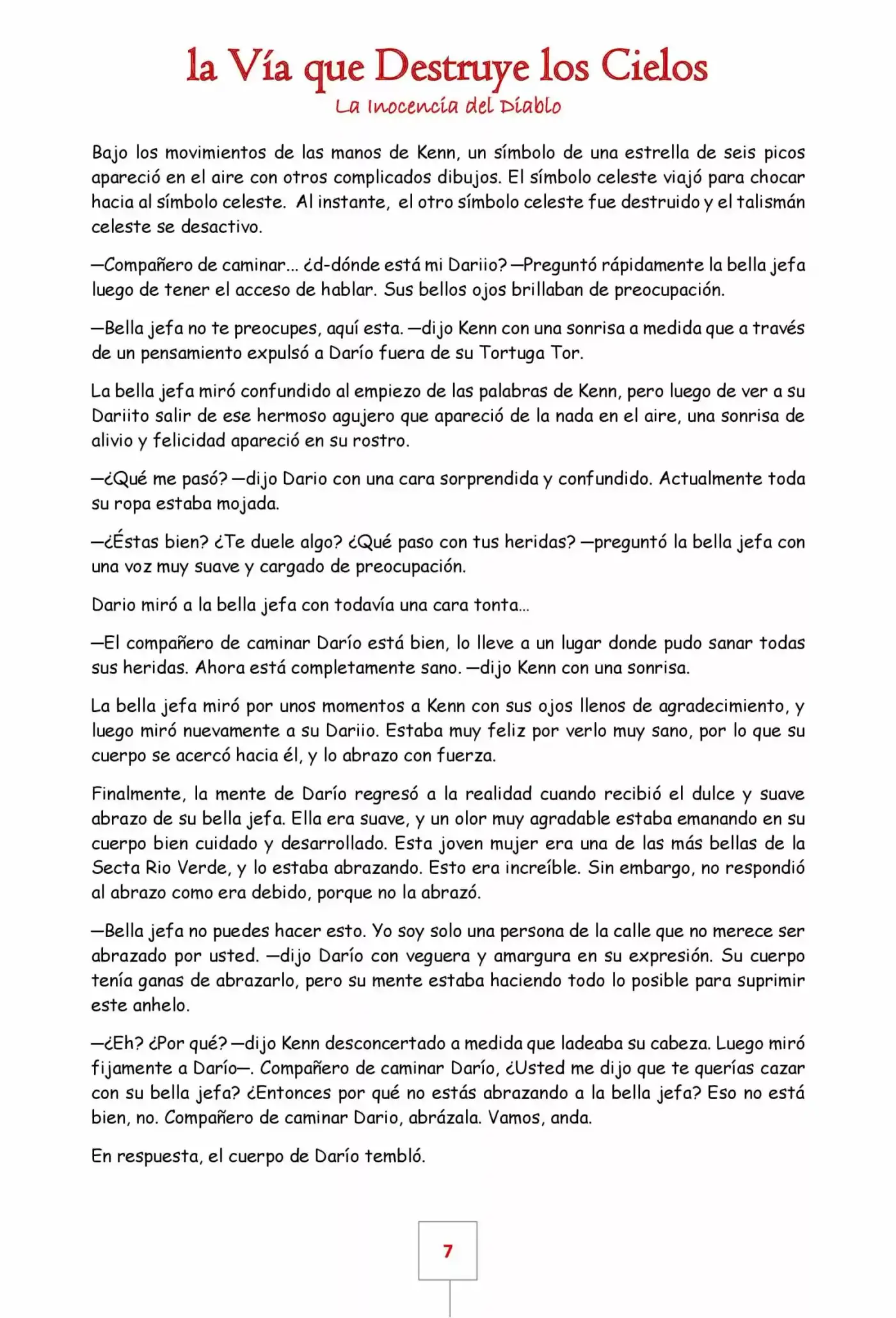 La Vía Que Destruye Los Cielos (Novela) - Capítulo 28 - Página 7 - LectorTMOo