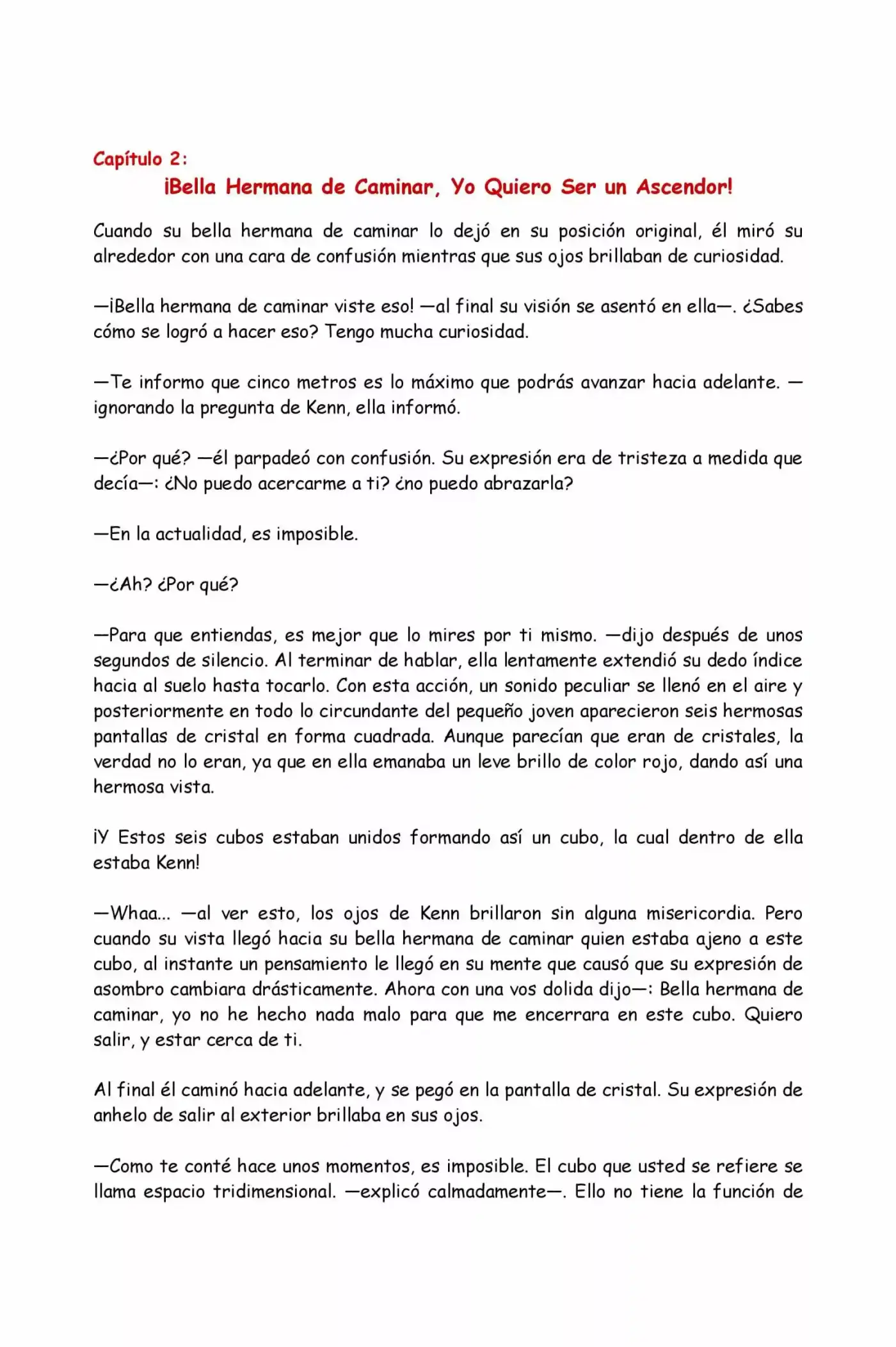 La Vía Que Destruye Los Cielos (Novela) - Capítulo 3 - Página 1 - LectorTMOo