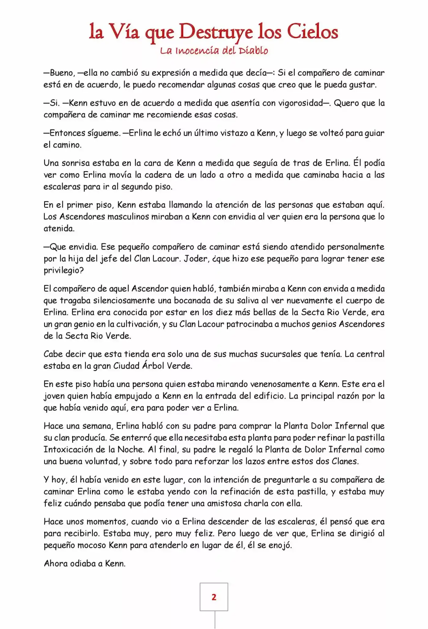 La Vía Que Destruye Los Cielos (Novela) - Capítulo 30 - Página 2 - LectorTMOo