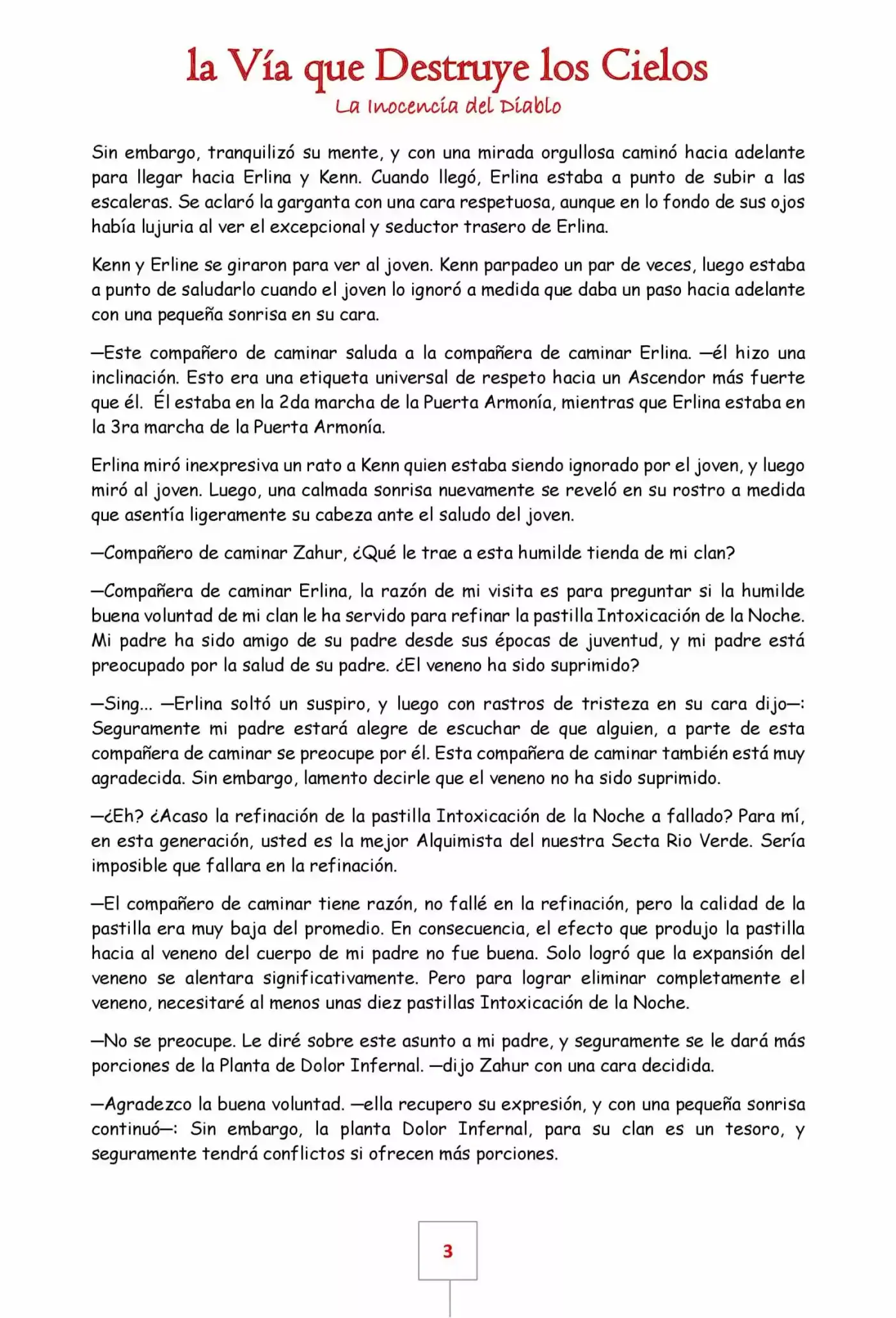 La Vía Que Destruye Los Cielos (Novela) - Capítulo 30 - Página 3 - LectorTMOo