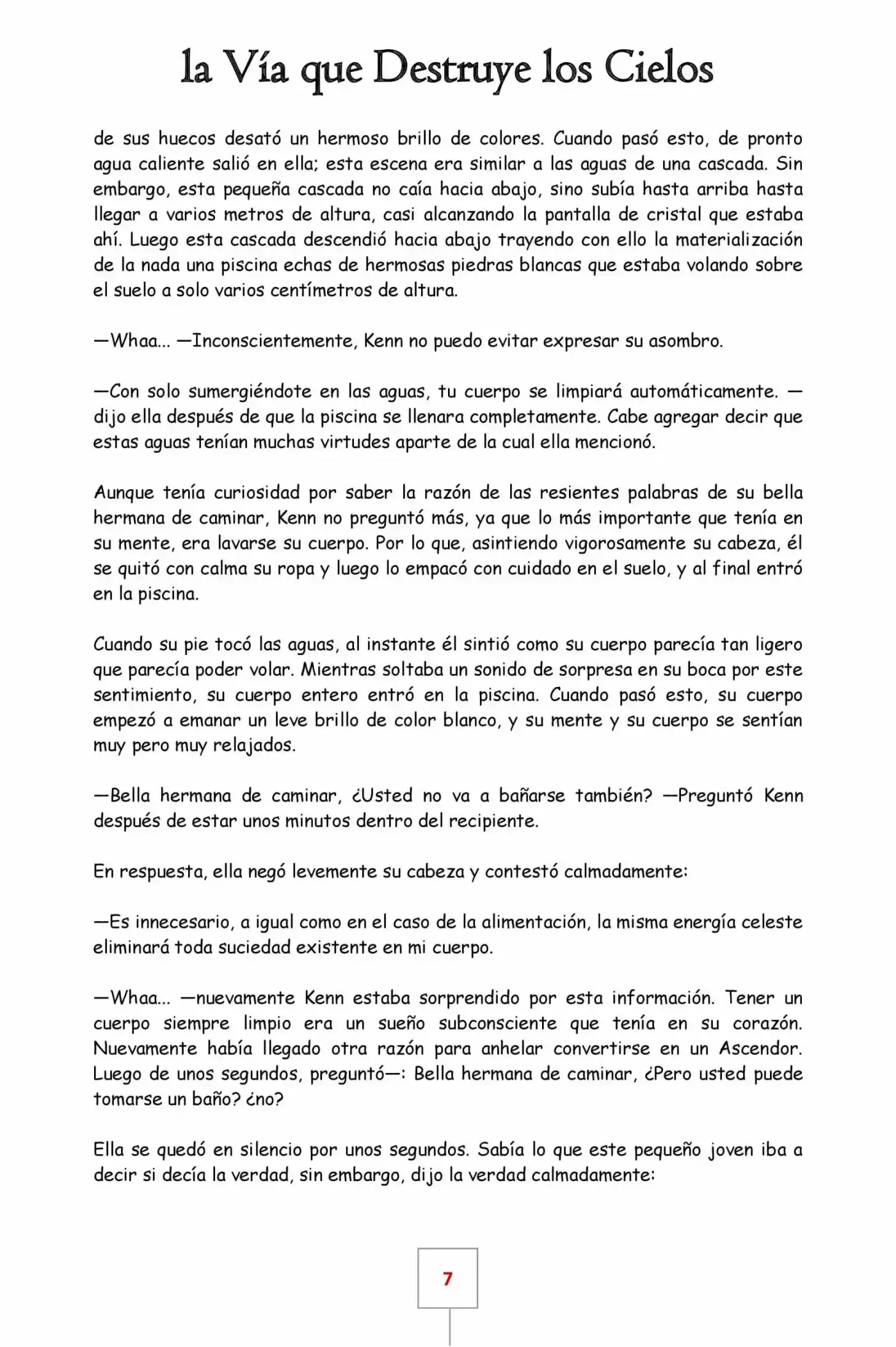 La Vía Que Destruye Los Cielos (Novela) - Capítulo 4 - Página 7 - LectorTMOo