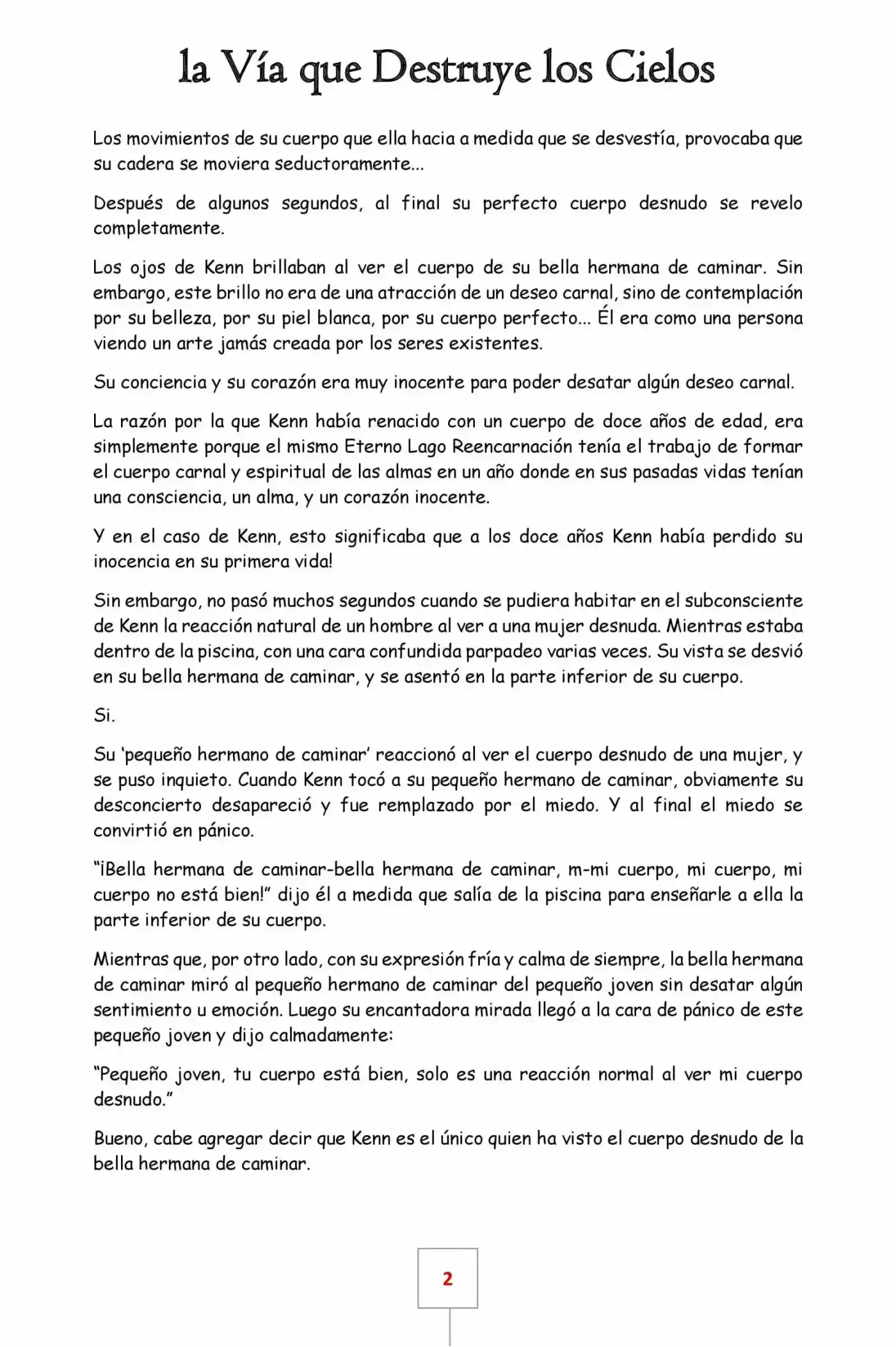 La Vía Que Destruye Los Cielos (Novela) - Capítulo 5 - Página 2 - LectorTMOo