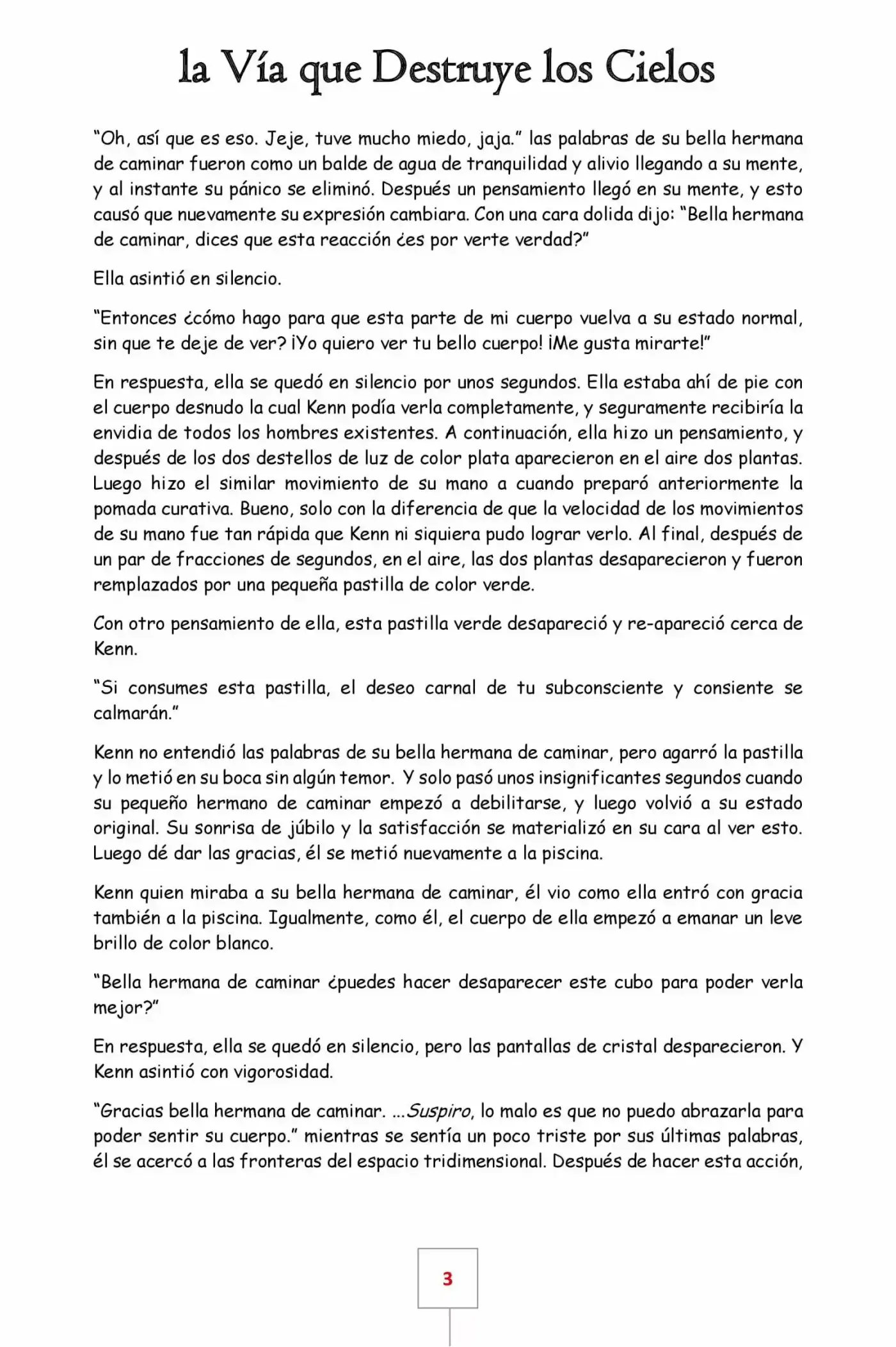 La Vía Que Destruye Los Cielos (Novela) - Capítulo 5 - Página 3 - LectorTMOo