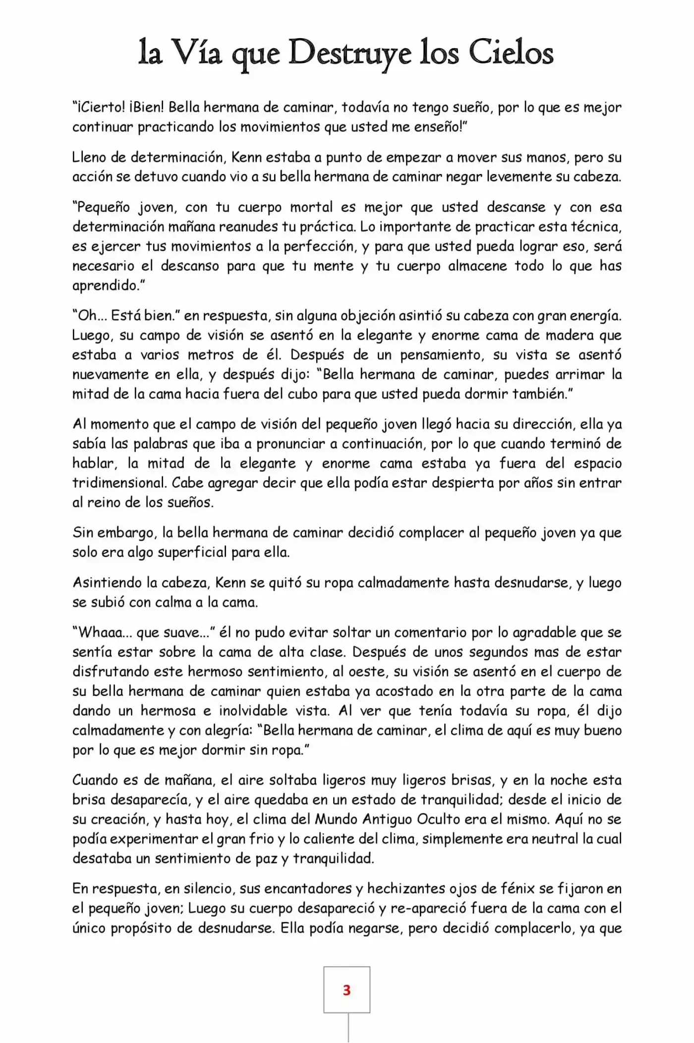 La Vía Que Destruye Los Cielos (Novela) - Capítulo 6 - Página 3 - LectorTMOo