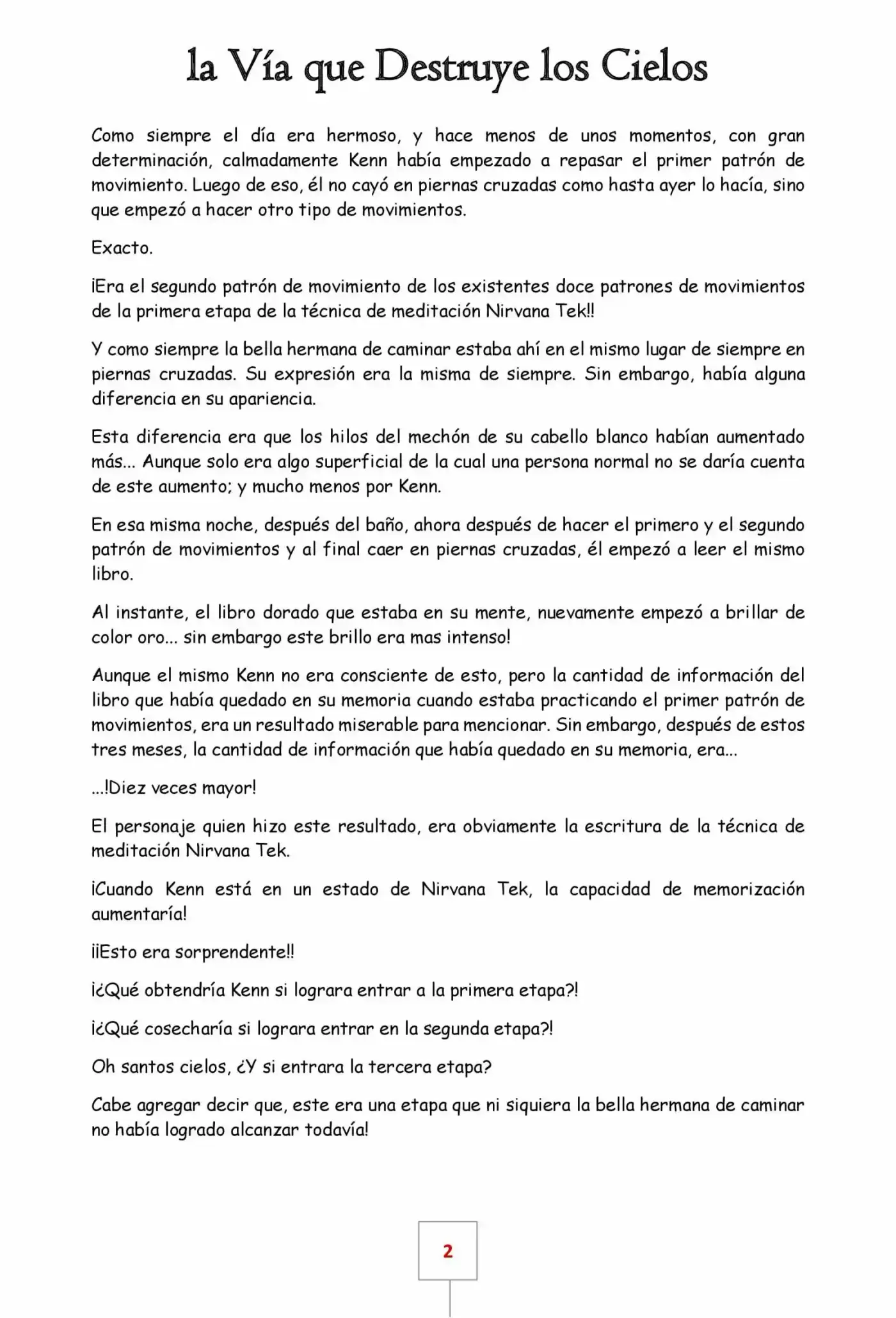 La Vía Que Destruye Los Cielos (Novela) - Capítulo 7 - Página 3 - LectorTMOo