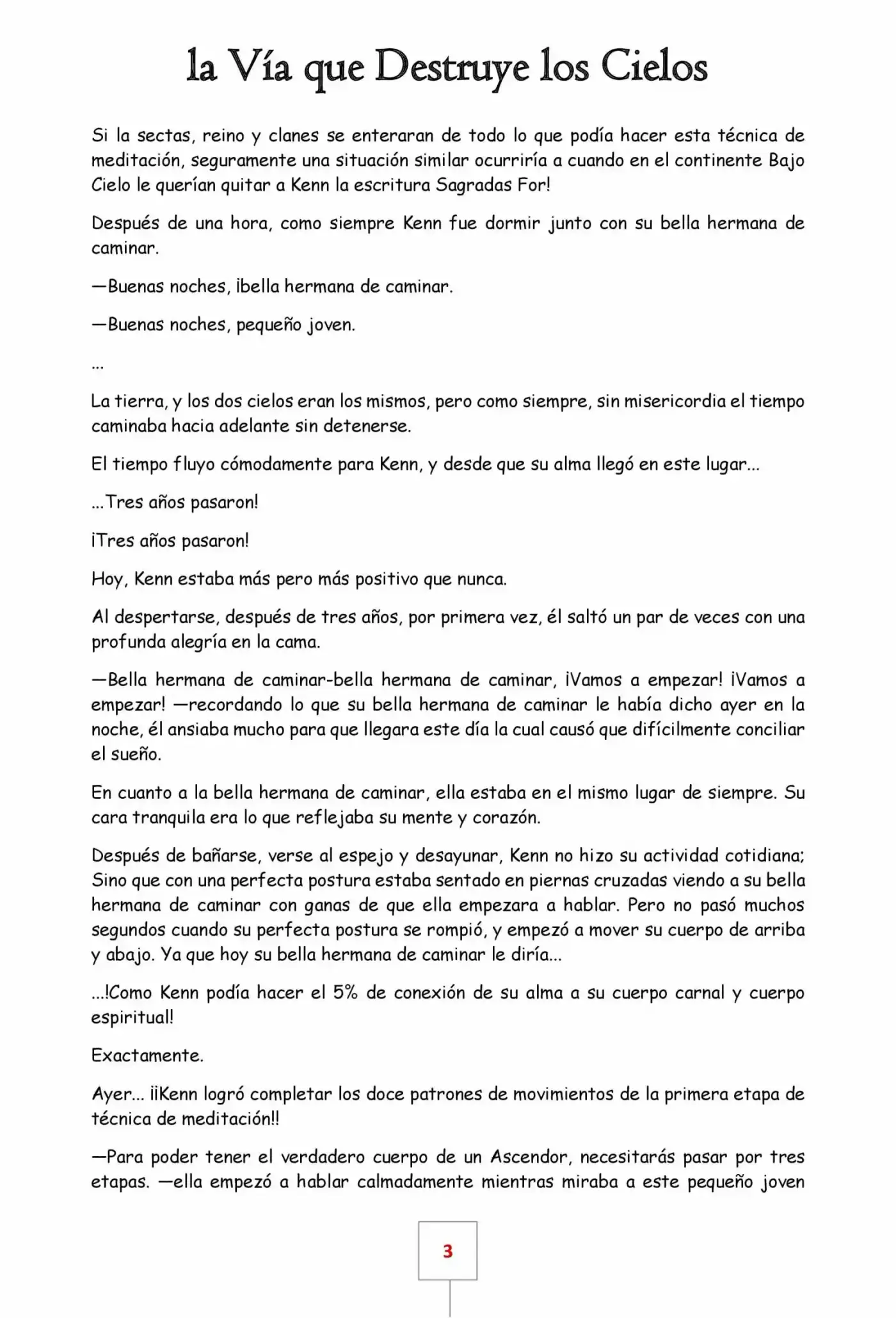 La Vía Que Destruye Los Cielos (Novela) - Capítulo 7 - Página 4 - LectorTMOo