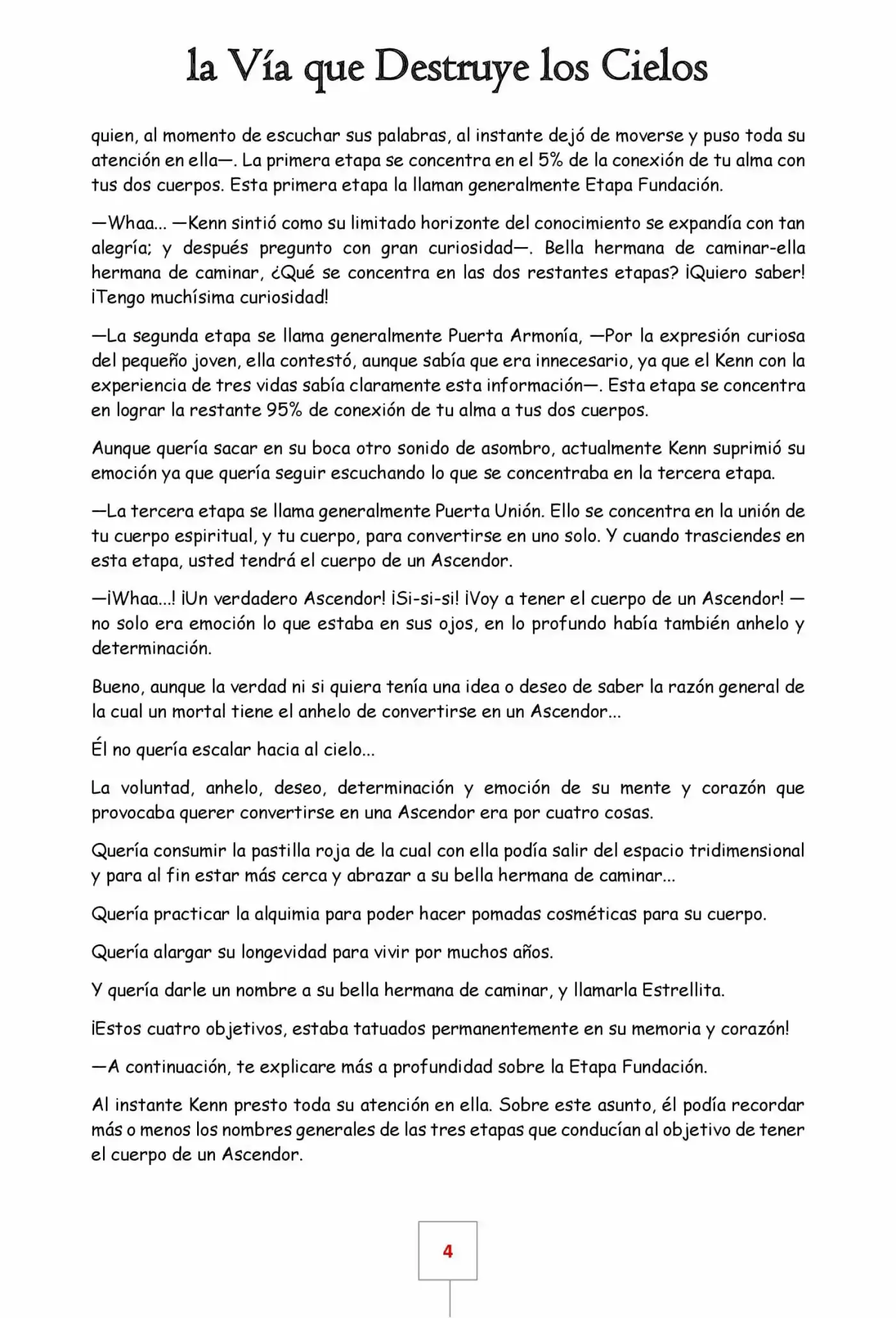 La Vía Que Destruye Los Cielos (Novela) - Capítulo 7 - Página 5 - LectorTMOo