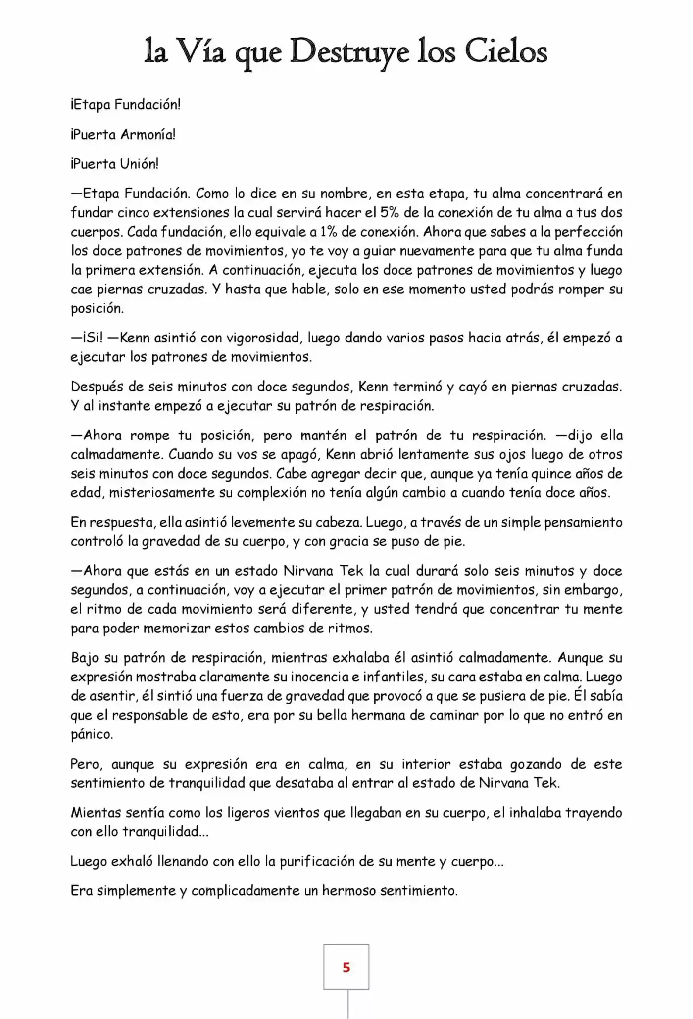 La Vía Que Destruye Los Cielos (Novela) - Capítulo 7 - Página 6 - LectorTMOo