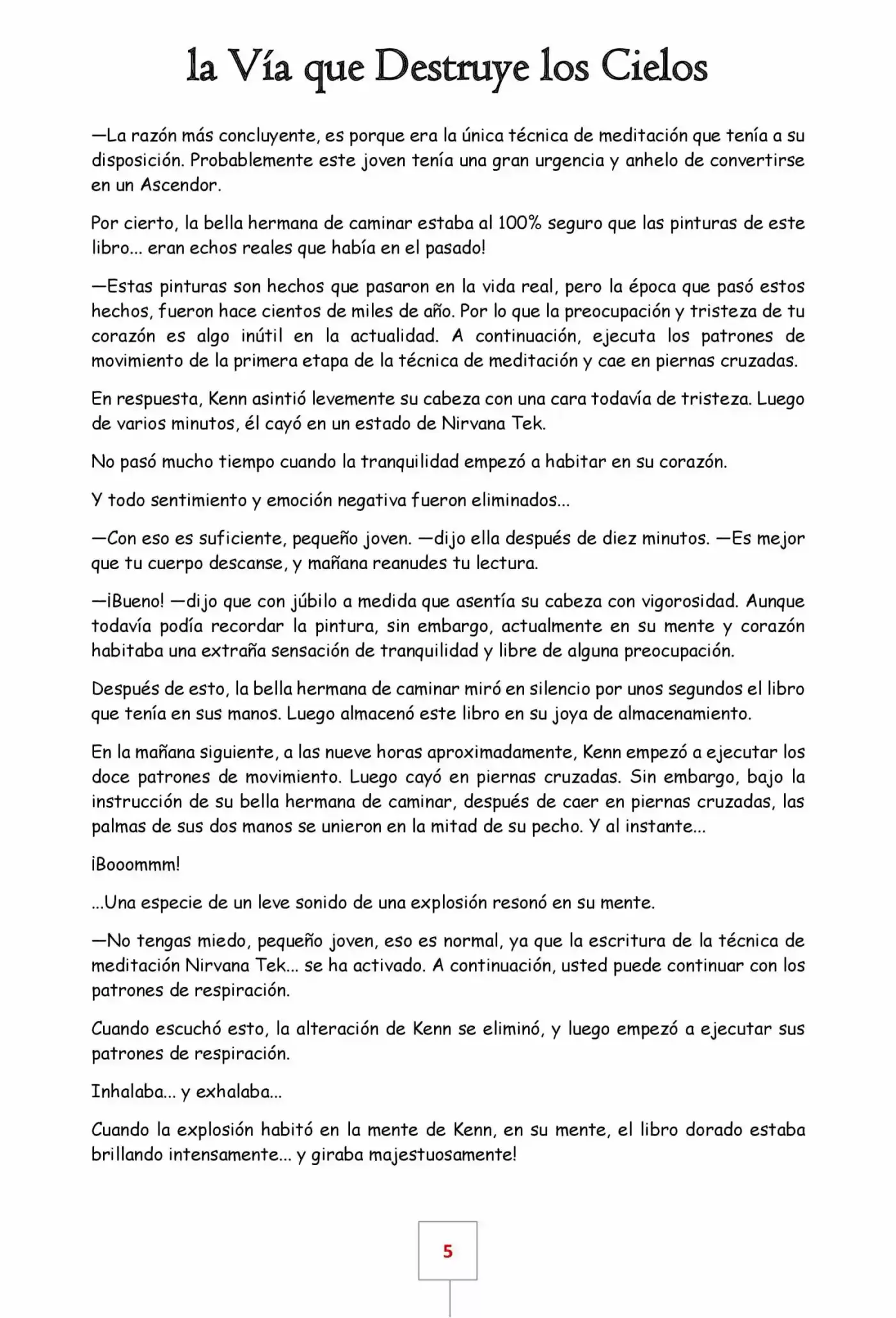 La Vía Que Destruye Los Cielos (Novela) - Capítulo 8 - Página 6 - LectorTMOo