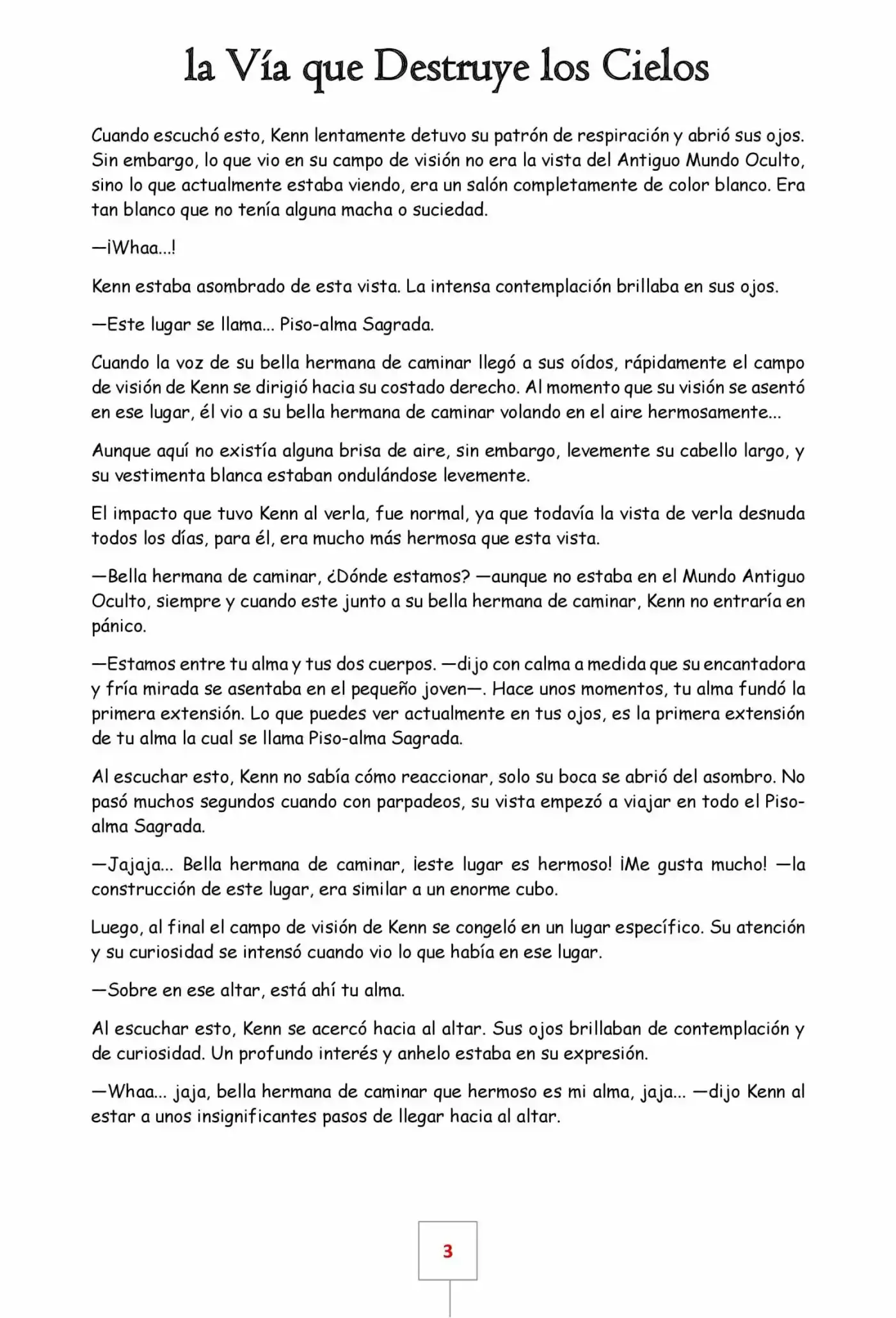 La Vía Que Destruye Los Cielos (Novela) - Capítulo 9 - Página 3 - LectorTMOo