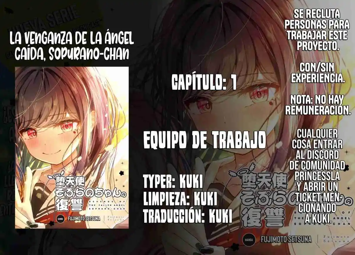 La Venganza De La ángel Caída, Sopurano-chan - Capítulo 1 - Página 1 - LectorTMOo