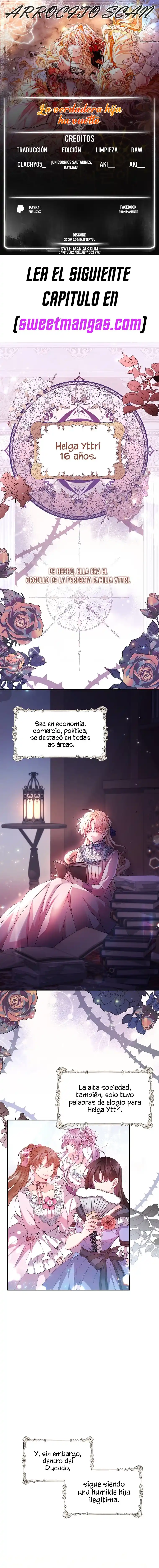 La Verdadera Hija Ha Vuelto - Capítulo 2 - Página 1 - LectorTMOo
