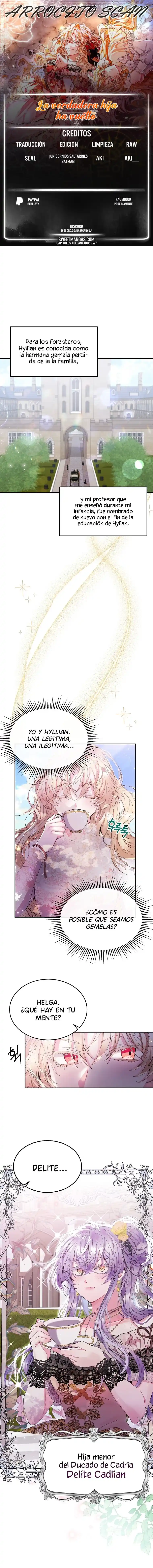 La Verdadera Hija Ha Vuelto - Capítulo 4 - Página 1 - LectorTMOo