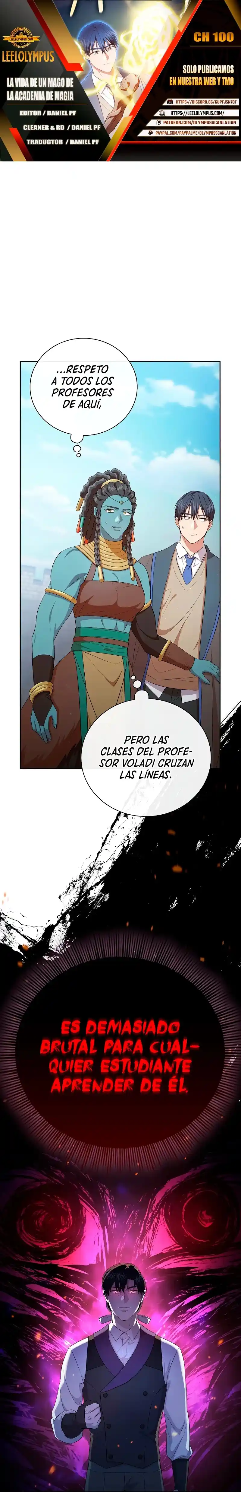 La Vida De Un Mago De La Academia De Magia - Capítulo 100 - Página 1 - LectorTMOo