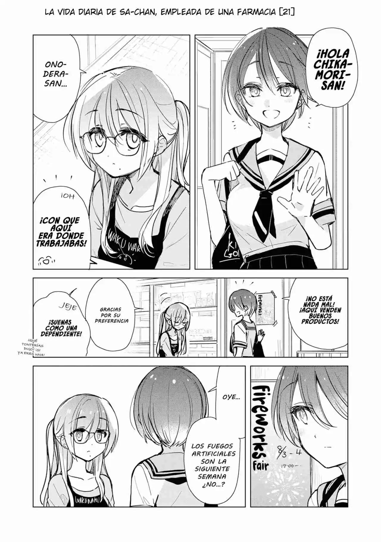 La Vida Diaria De Sa-chan Empleada De Una Farmacia - Capítulo 21 - Página 2 - LectorTMOo