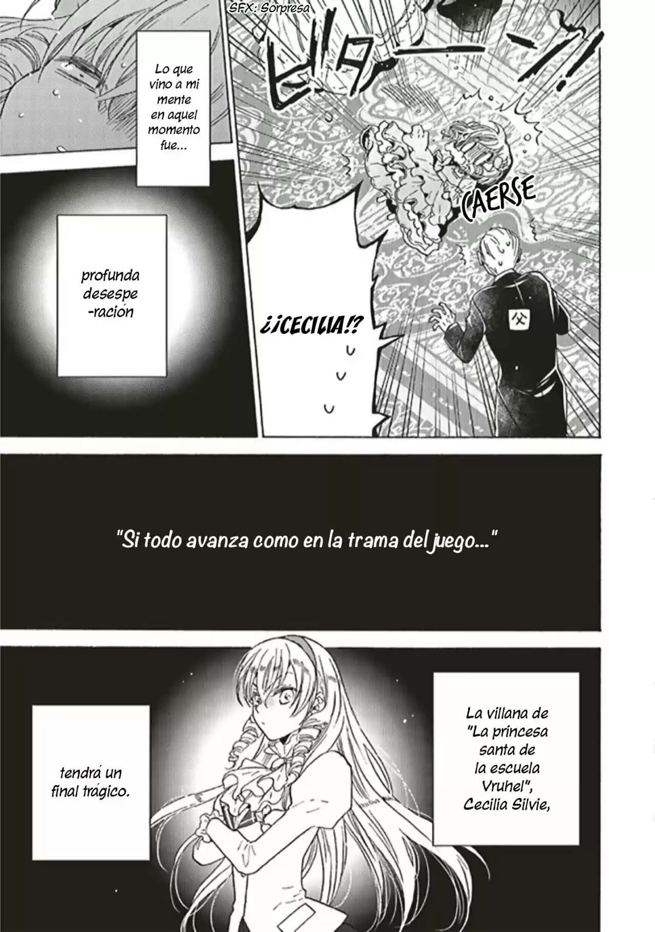 La villana, Cecilia Silvie, no quiere morir, ¡Así que decidió travestirse! - Capítulo 1.10 - Página 14 - LectorTMOo