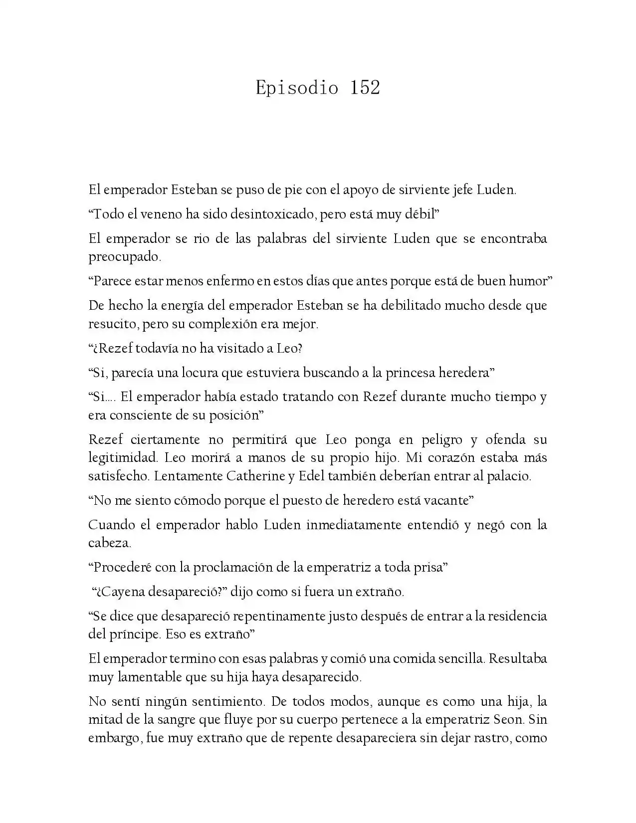 La Villana Es Una Marioneta Novela (Novela) - Capítulo 152 - Página 1 - LectorTMOo