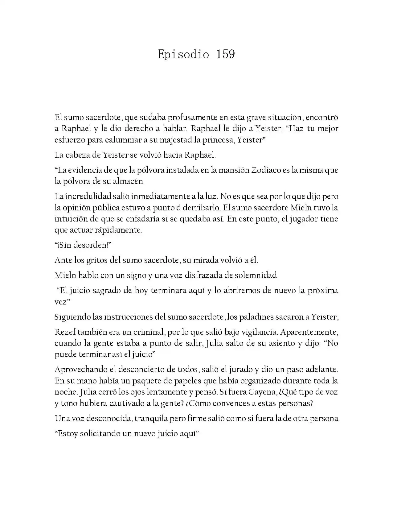 La Villana Es Una Marioneta Novela (Novela) - Capítulo 159 - Página 1 - LectorTMOo