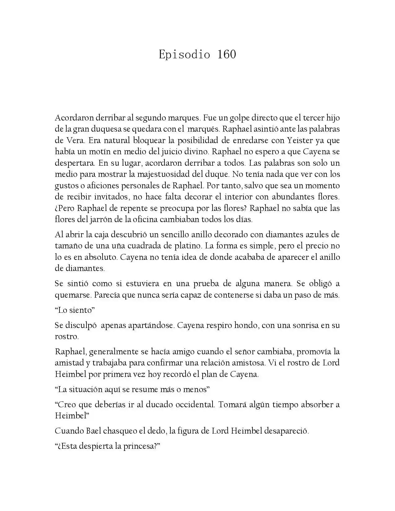 La Villana Es Una Marioneta Novela (Novela) - Capítulo 160 - Página 1 - LectorTMOo