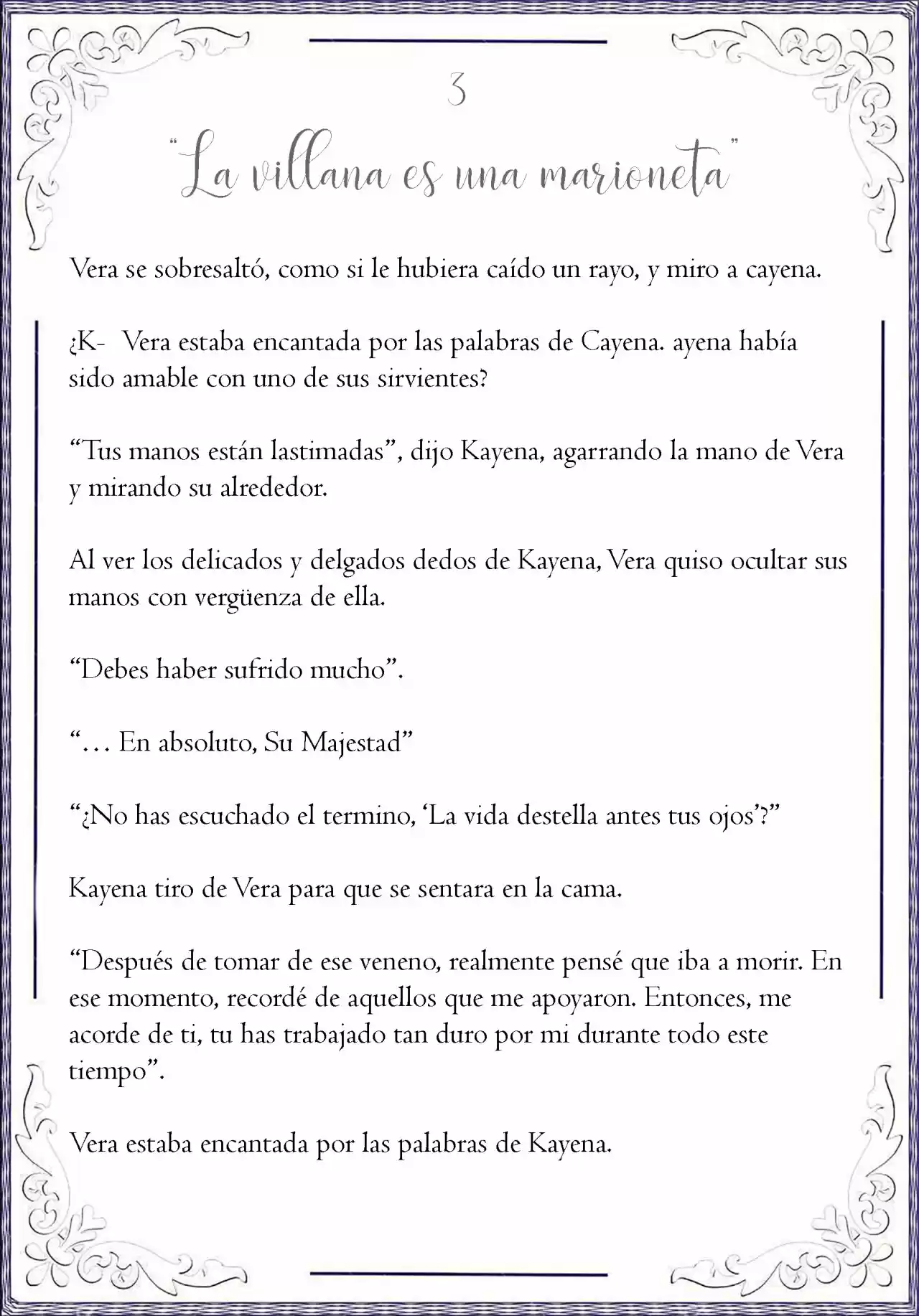 La Villana Es Una Marioneta (Novela) - Capítulo 3 - Página 3 - LectorTMOo