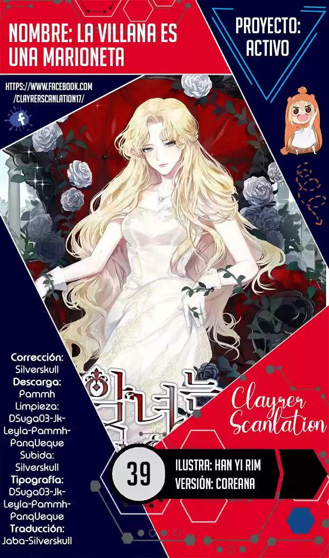 La Villana Es Una Marioneta (Novela) - Capítulo 39 - Página 1 - LectorTMOo