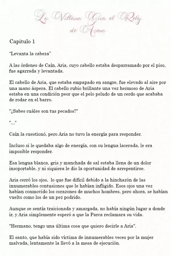 La Villana Gira El Reloj De Arena (Novela) - Capítulo 1 - Página 3 - LectorTMOo