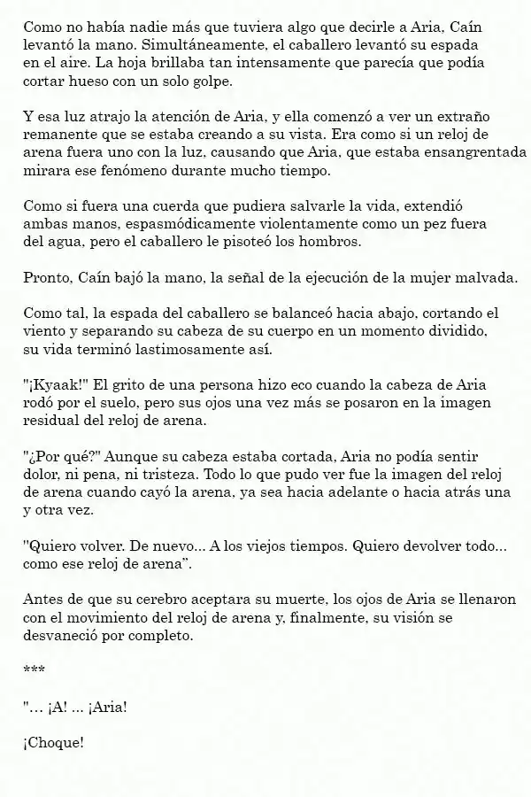 La Villana Gira El Reloj De Arena (Novela) - Capítulo 1 - Página 6 - LectorTMOo
