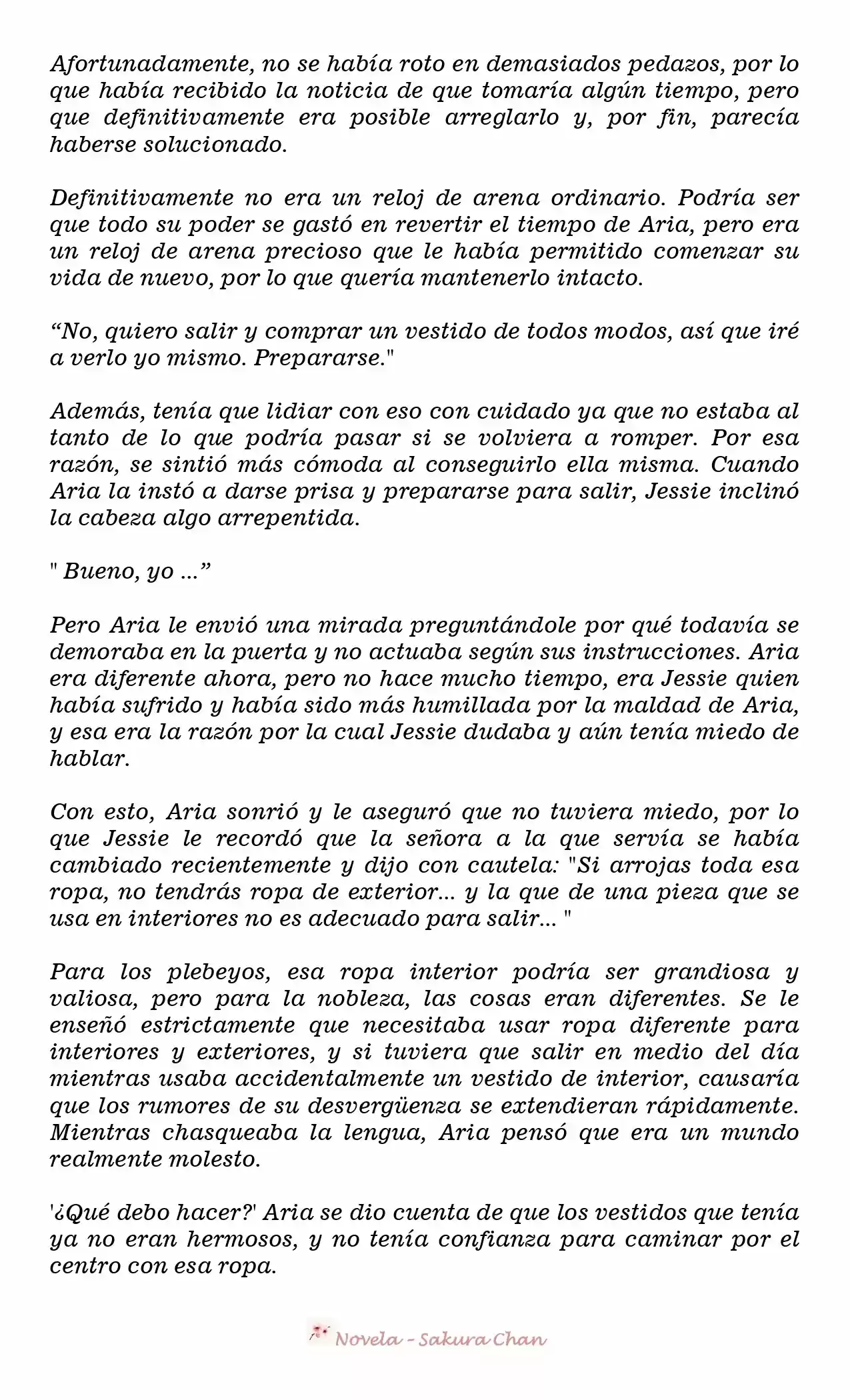 La Villana Gira El Reloj De Arena (Novela) - Capítulo 10 - Página 5 - LectorTMOo