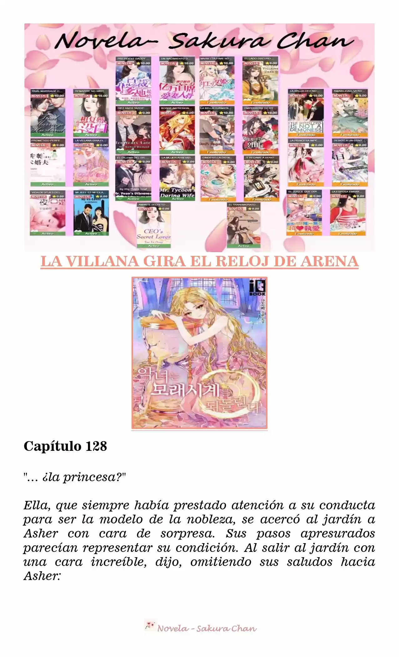 La Villana Gira El Reloj De Arena (Novela) - Capítulo 128 - Página 1 - LectorTMOo