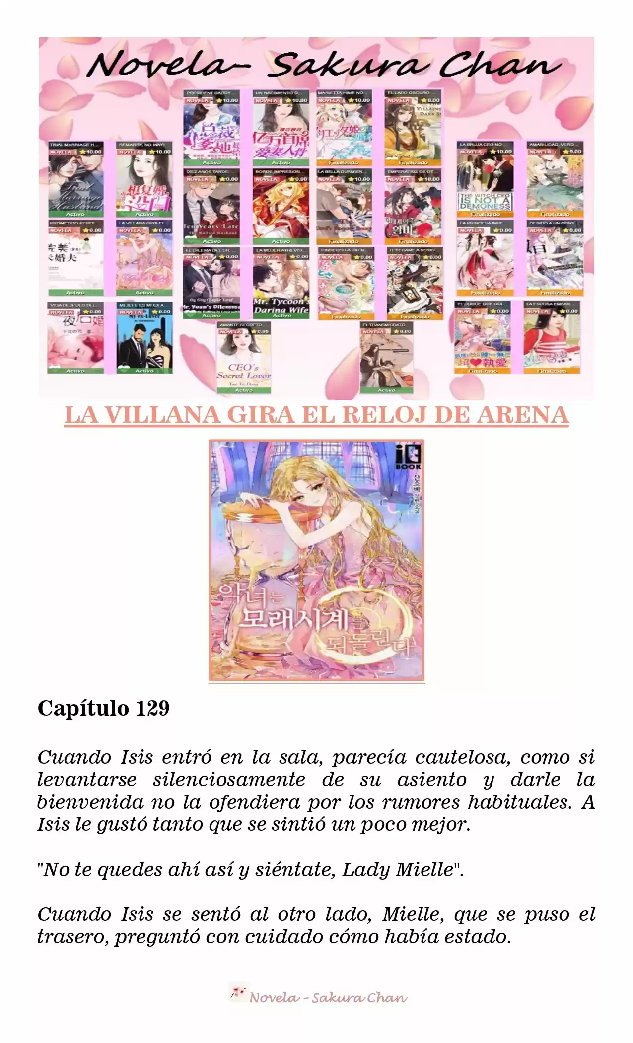 La Villana Gira El Reloj De Arena (Novela) - Capítulo 129 - Página 2 - LectorTMOo