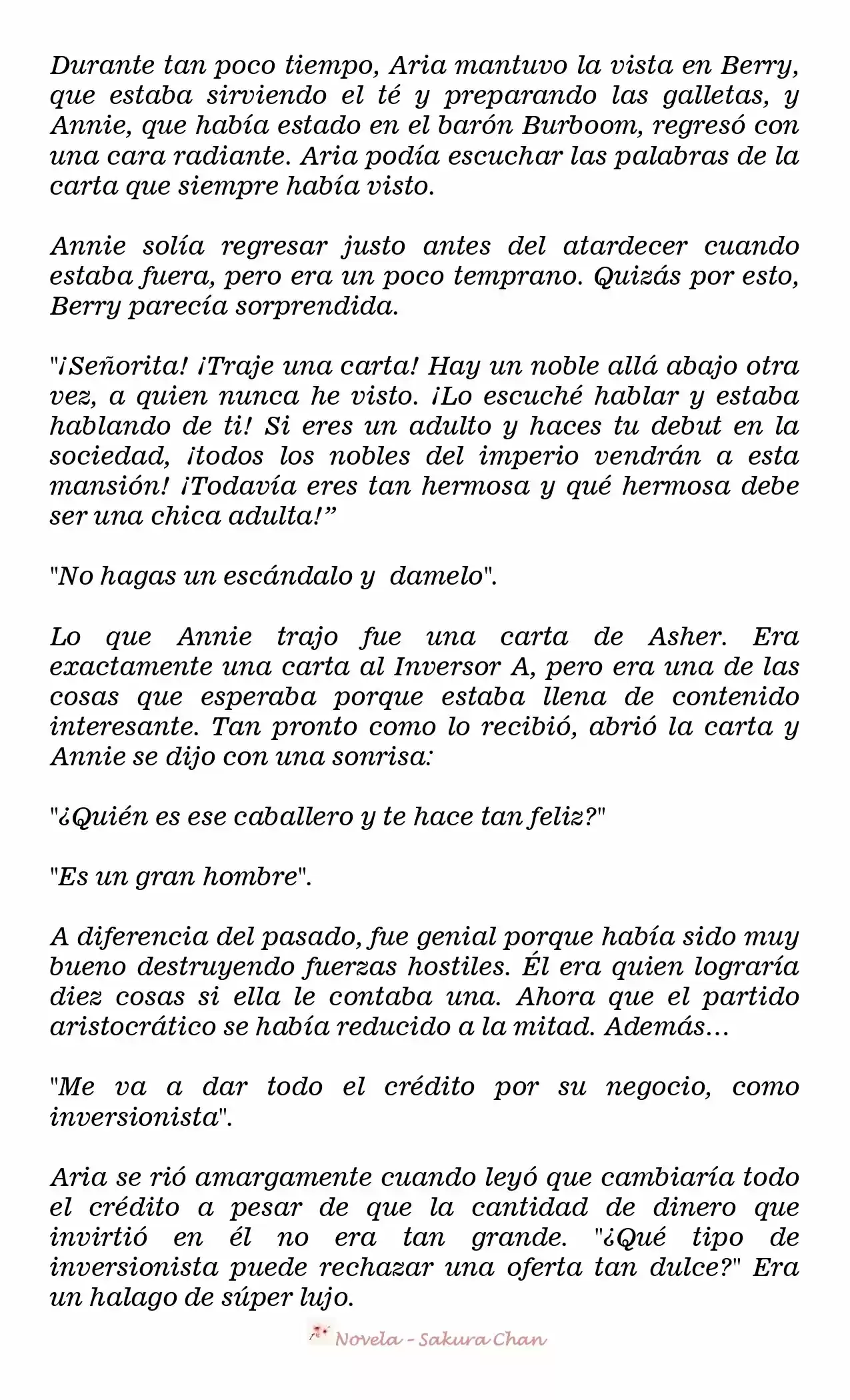La Villana Gira El Reloj De Arena (Novela) - Capítulo 129 - Página 6 - LectorTMOo