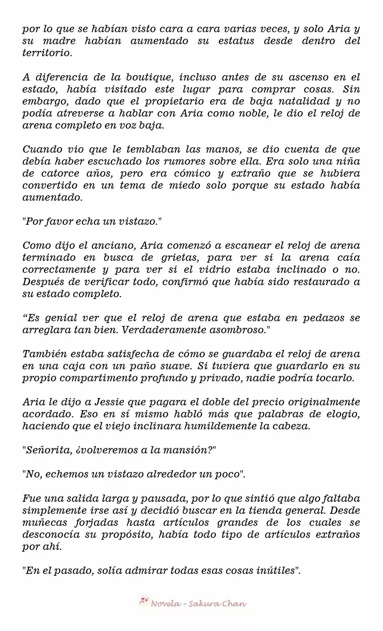 La Villana Gira El Reloj De Arena (Novela) - Capítulo 14 - Página 4 - LectorTMOo