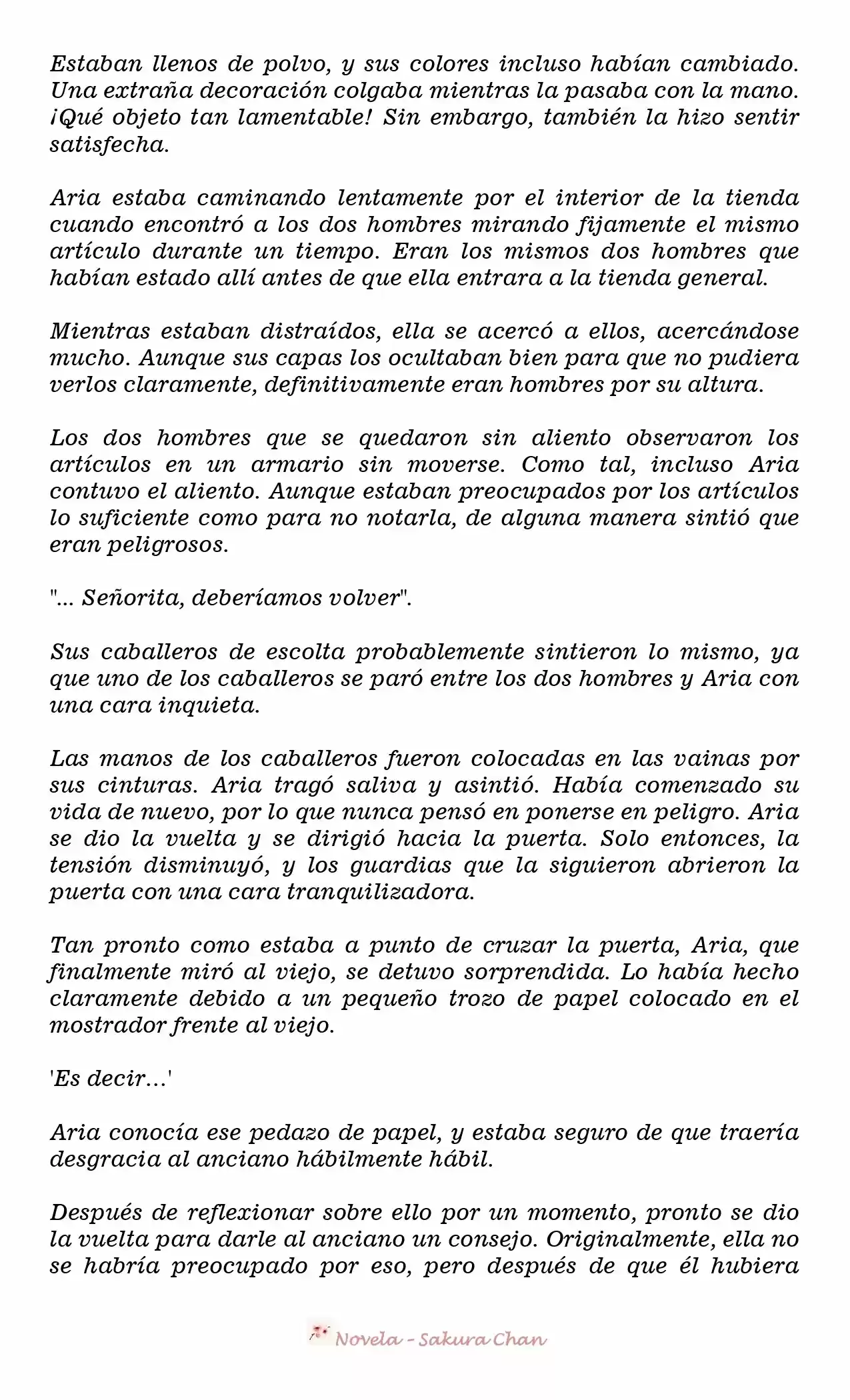 La Villana Gira El Reloj De Arena (Novela) - Capítulo 14 - Página 5 - LectorTMOo