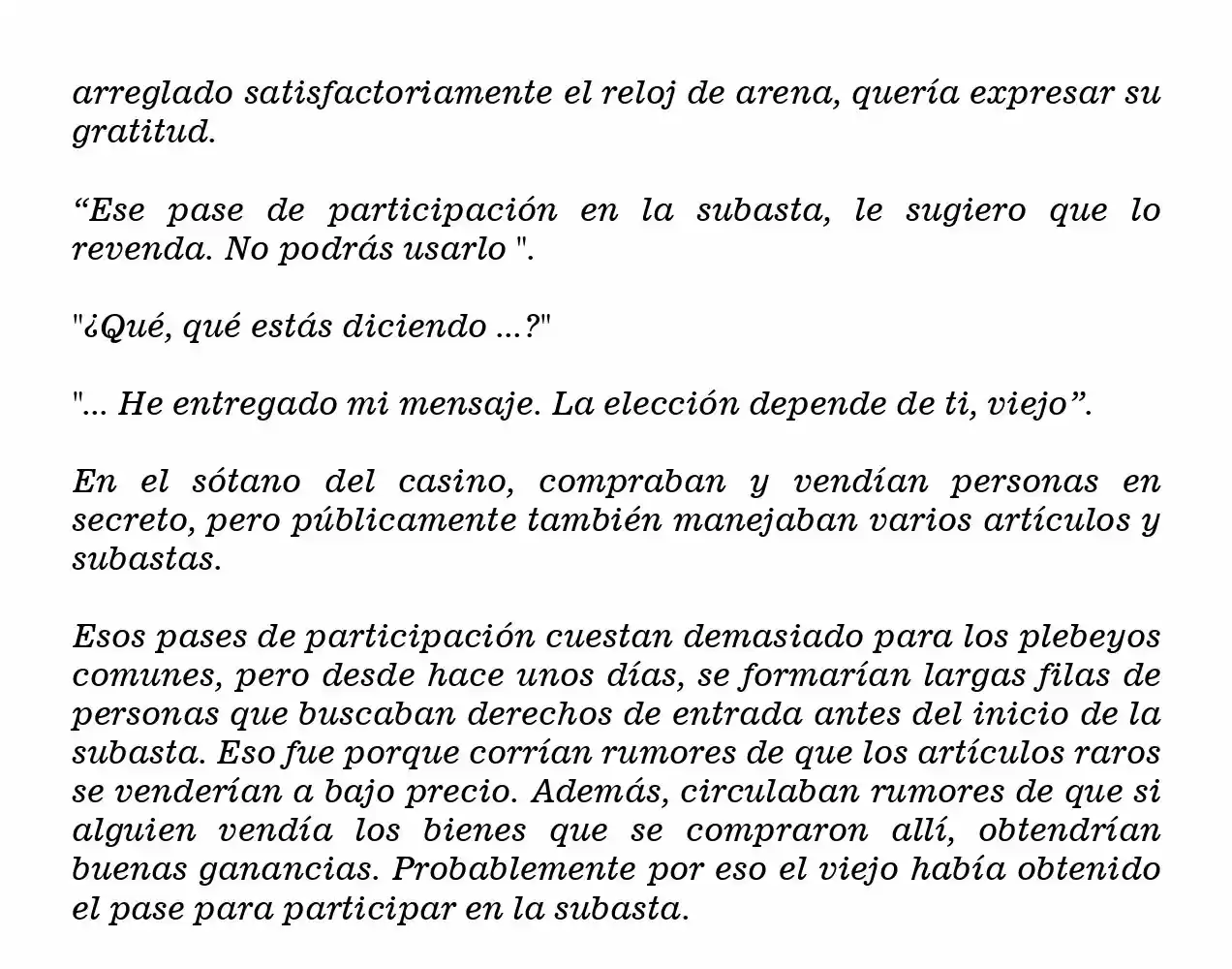 La Villana Gira El Reloj De Arena (Novela) - Capítulo 14 - Página 6 - LectorTMOo