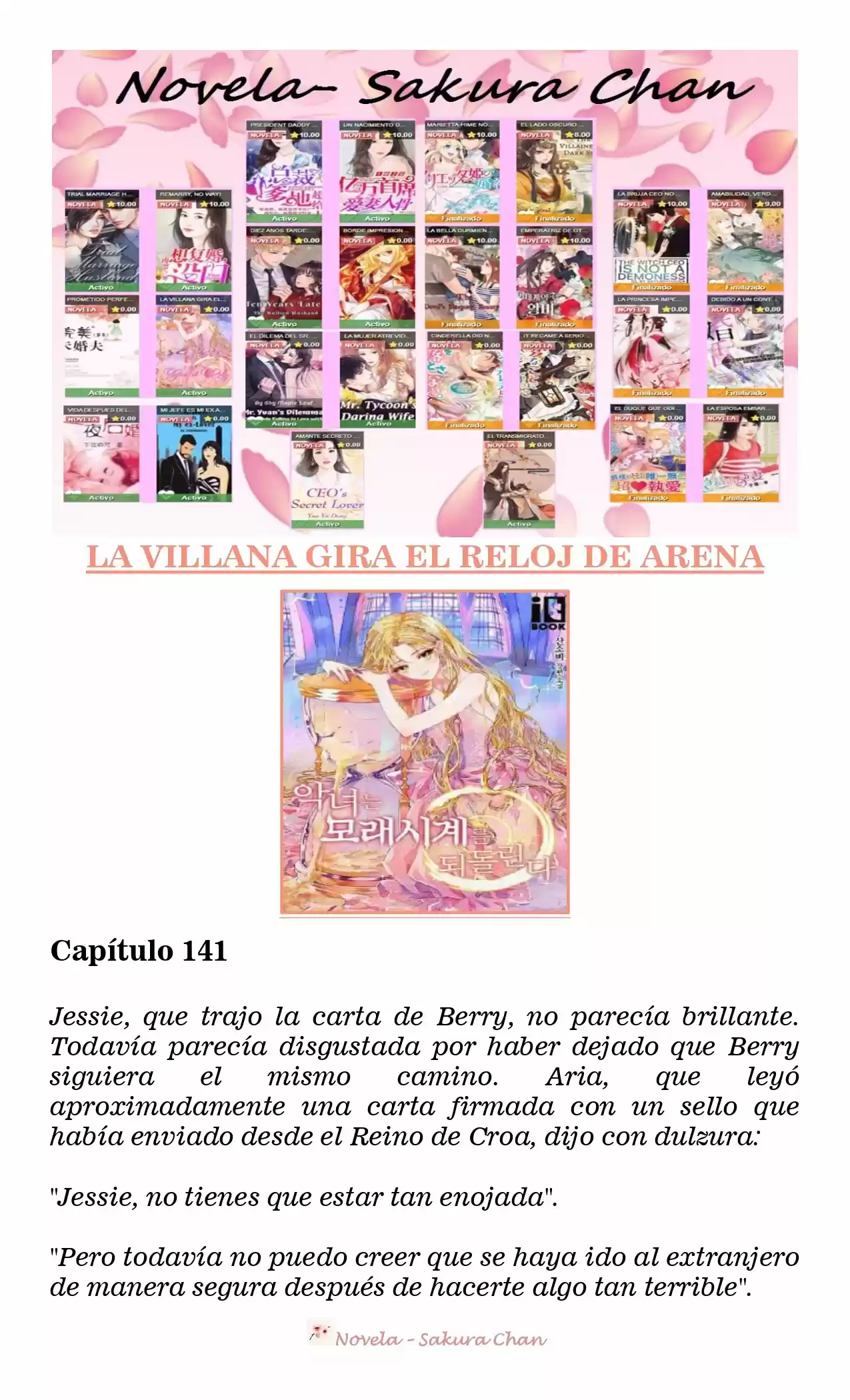 La Villana Gira El Reloj De Arena (Novela) - Capítulo 141 - Página 1 - LectorTMOo