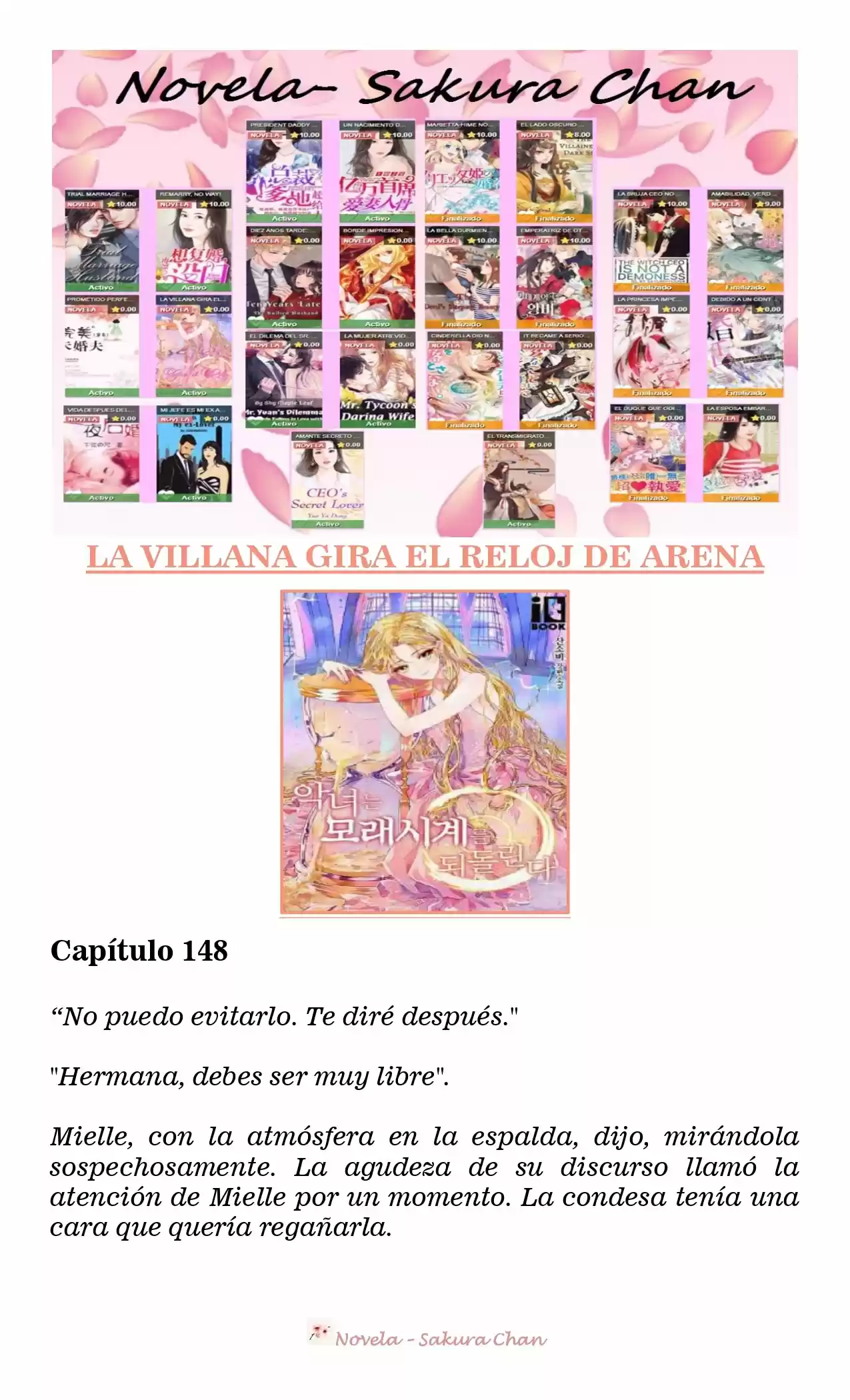 La Villana Gira El Reloj De Arena (Novela) - Capítulo 148 - Página 3 - LectorTMOo