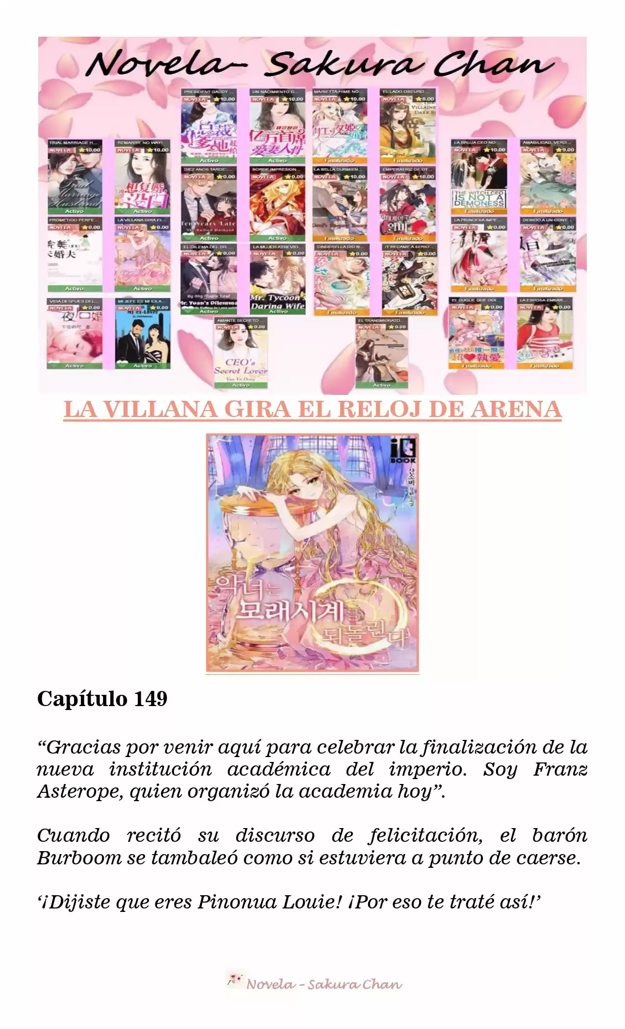La Villana Gira El Reloj De Arena (Novela) - Capítulo 149 - Página 3 - LectorTMOo