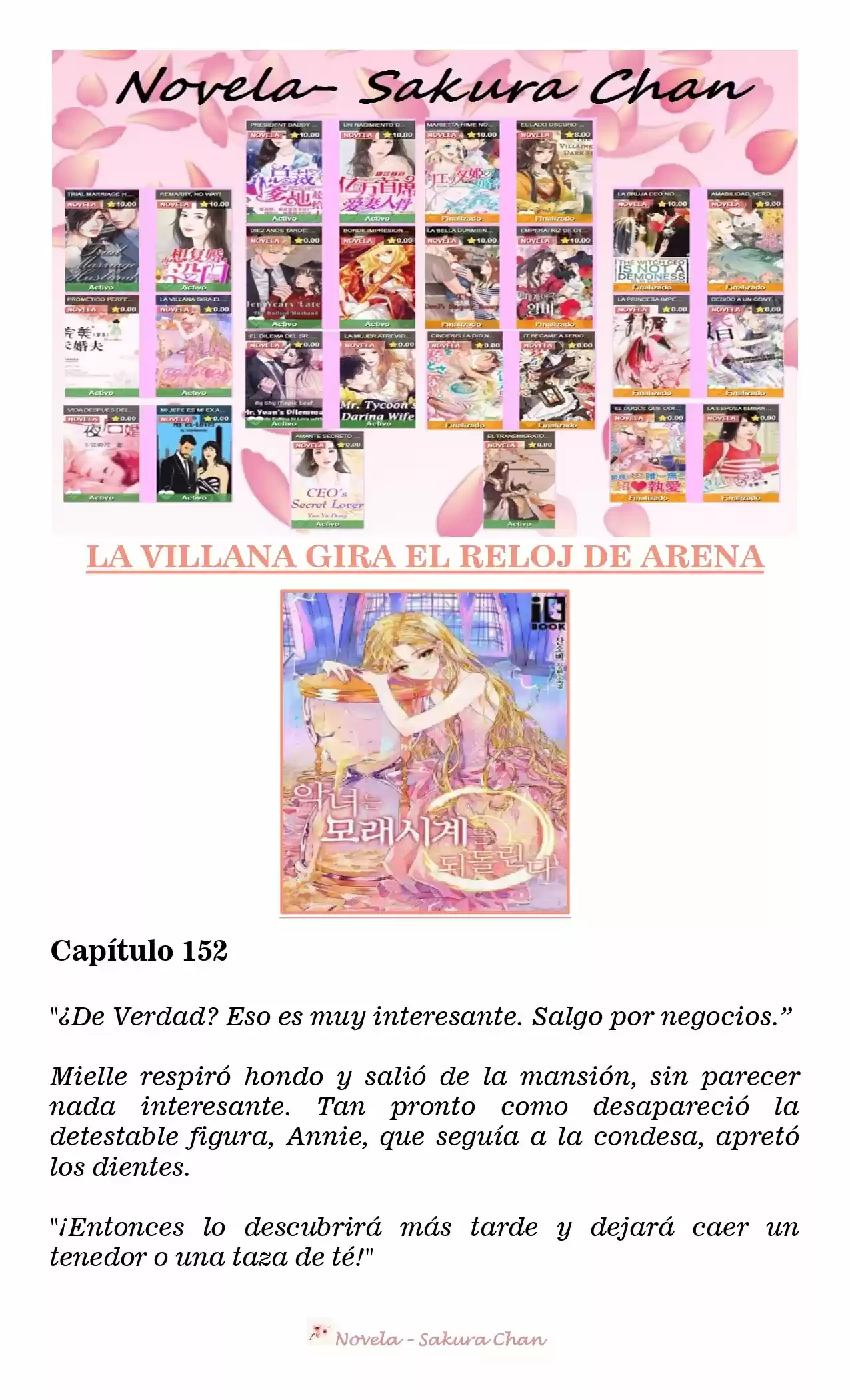 La Villana Gira El Reloj De Arena (Novela) - Capítulo 152 - Página 3 - LectorTMOo