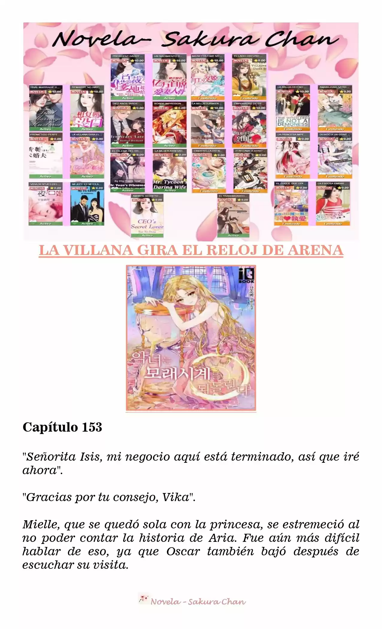 La Villana Gira El Reloj De Arena (Novela) - Capítulo 153 - Página 2 - LectorTMOo