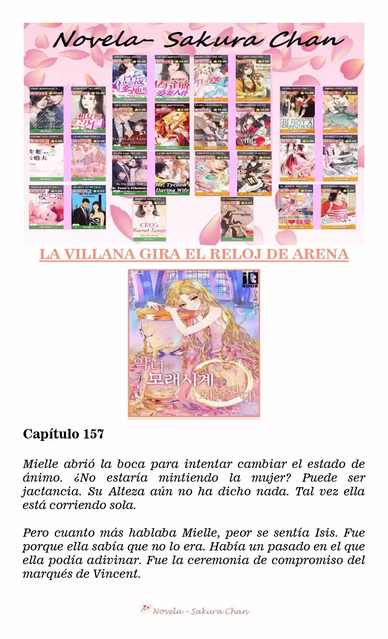 La Villana Gira El Reloj De Arena (Novela) - Capítulo 157 - Página 6 - LectorTMOo