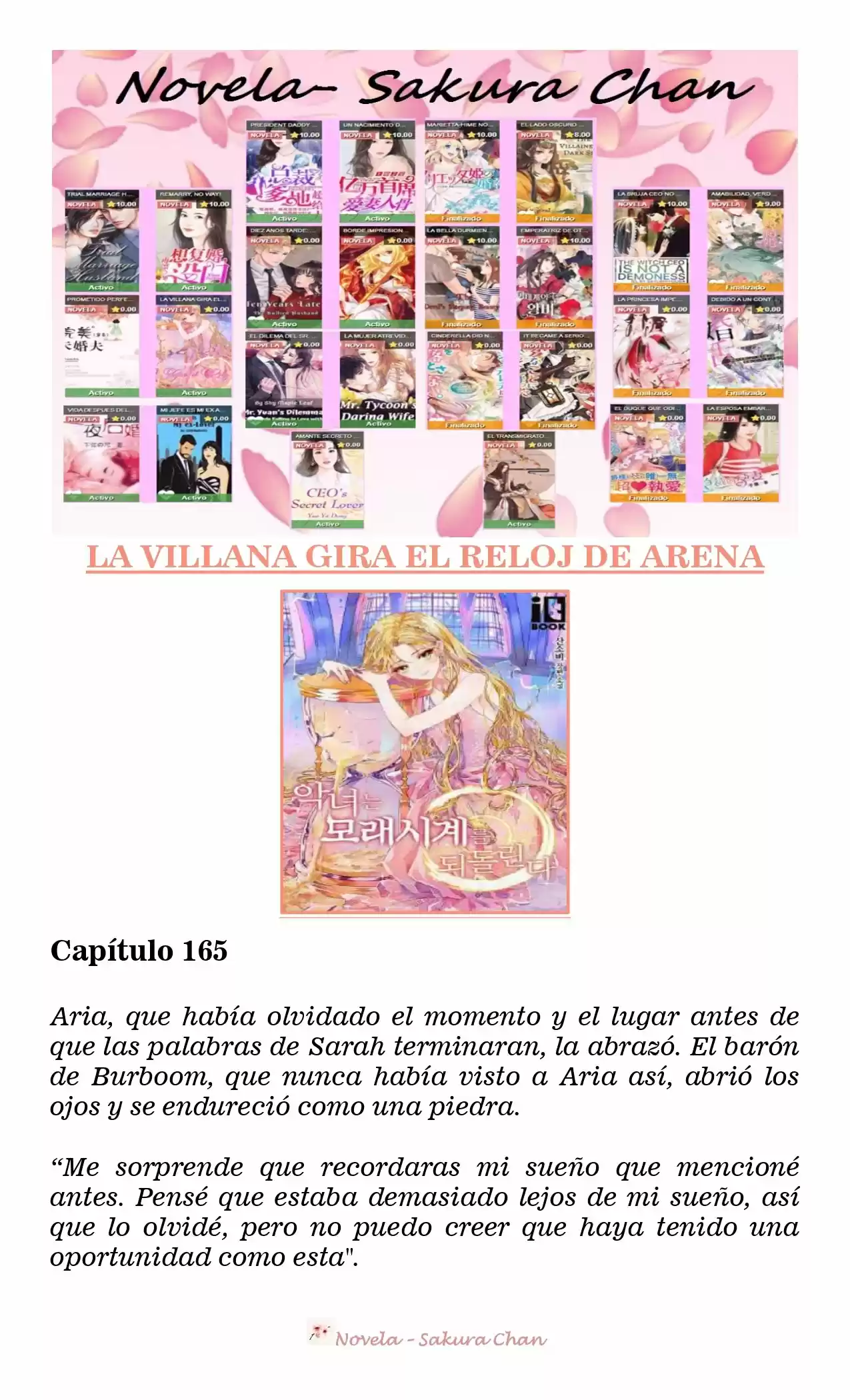 La Villana Gira El Reloj De Arena (Novela) - Capítulo 165 - Página 2 - LectorTMOo