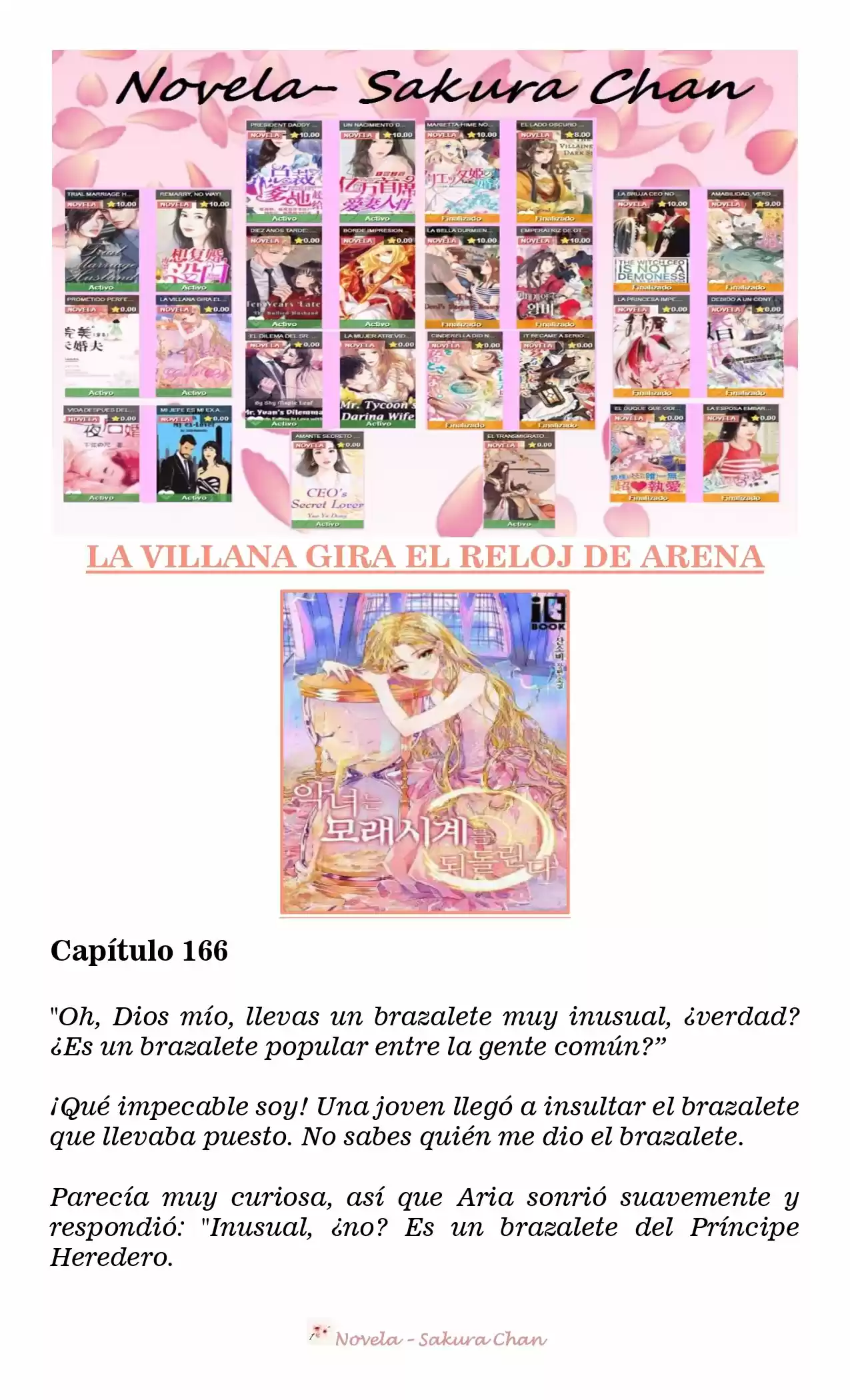 La Villana Gira El Reloj De Arena (Novela) - Capítulo 166 - Página 1 - LectorTMOo