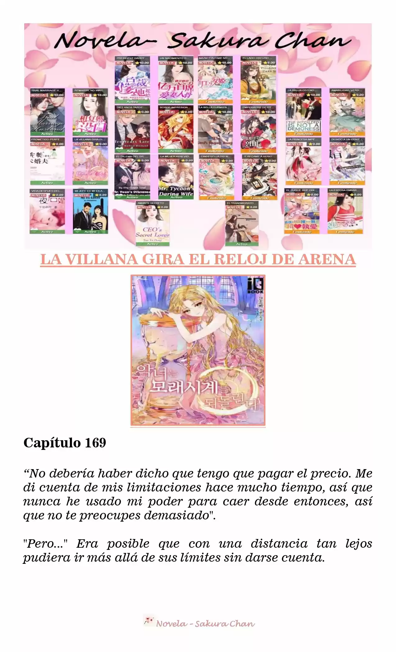 La Villana Gira El Reloj De Arena (Novela) - Capítulo 169 - Página 3 - LectorTMOo