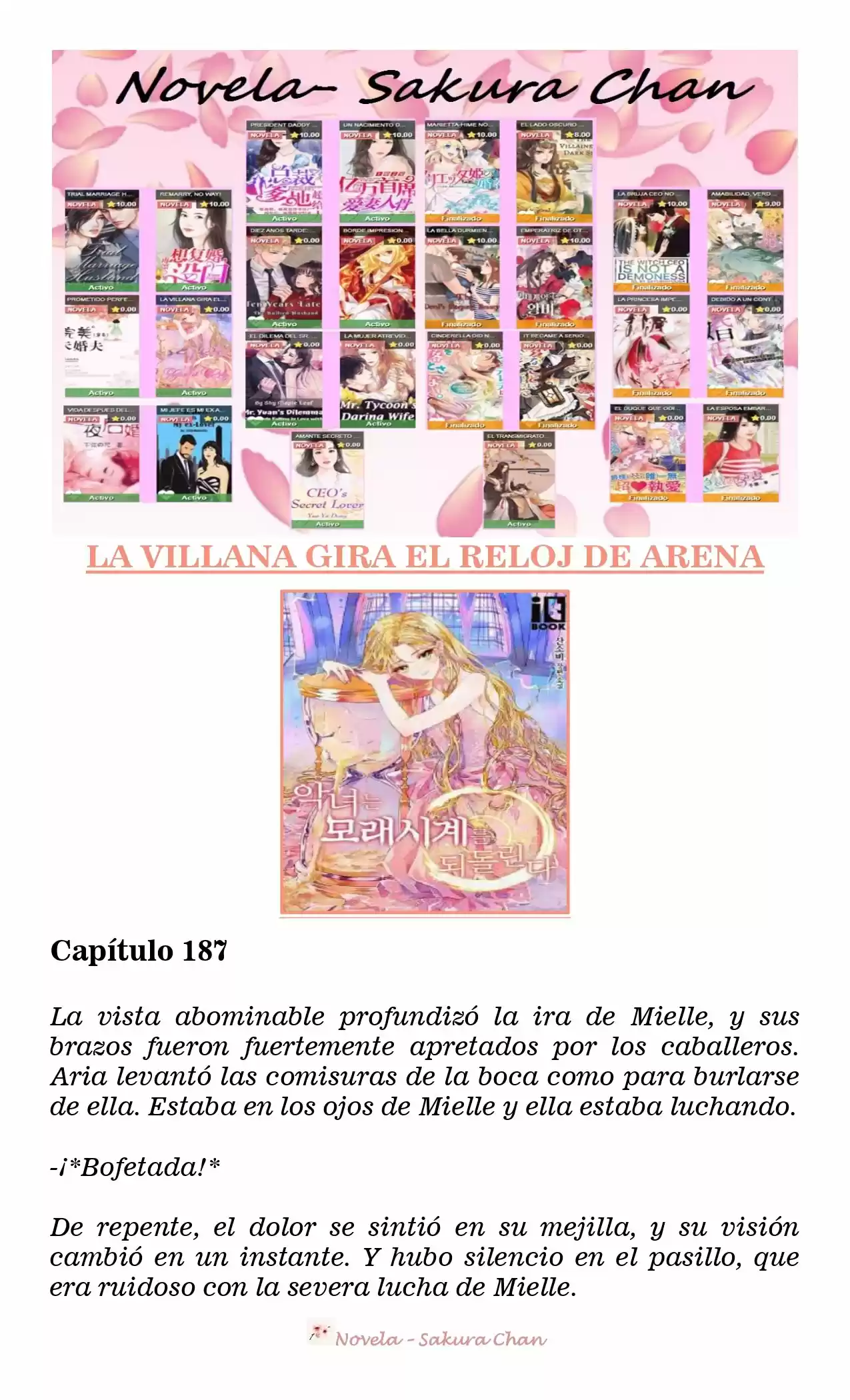 La Villana Gira El Reloj De Arena (Novela) - Capítulo 187 - Página 1 - LectorTMOo