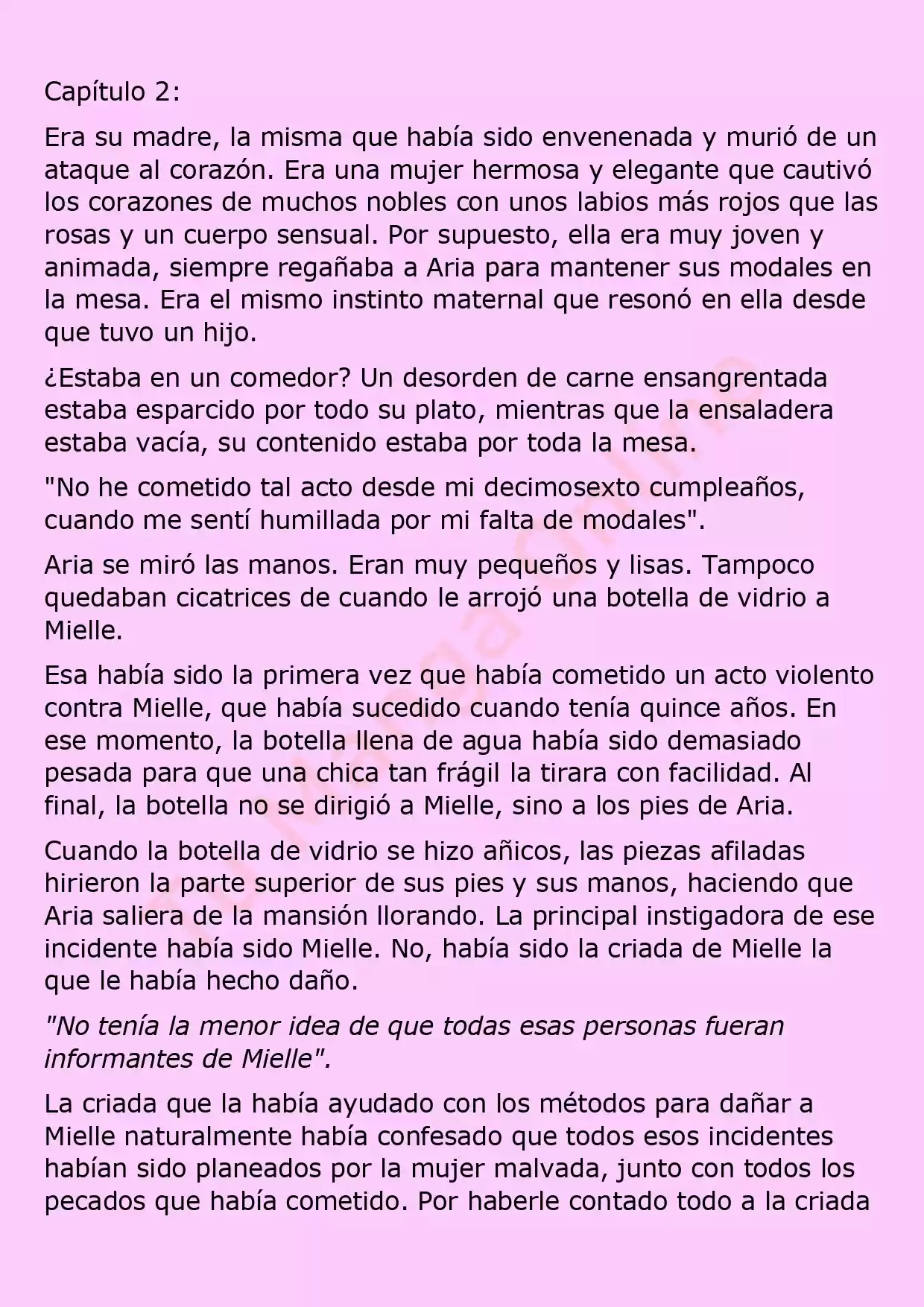 La Villana Gira El Reloj De Arena (Novela) - Capítulo 2 - Página 2 - LectorTMOo