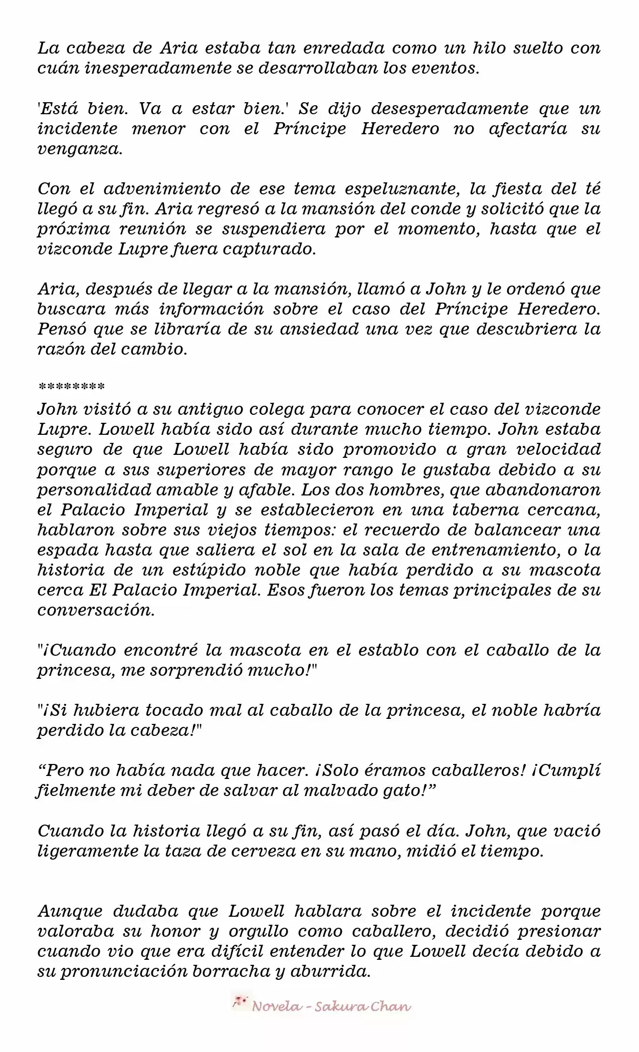 La Villana Gira El Reloj De Arena (Novela) - Capítulo 20 - Página 5 - LectorTMOo