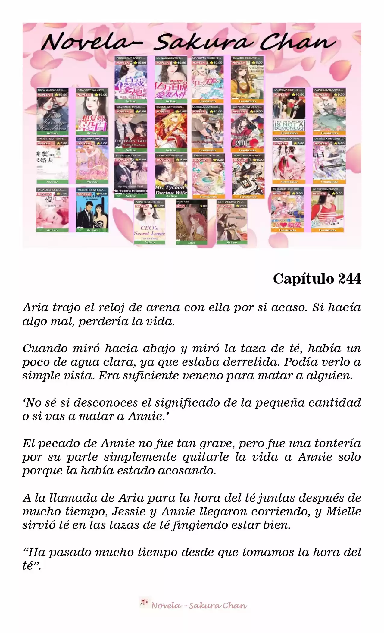 La Villana Gira El Reloj De Arena (Novela) - Capítulo 244 - Página 2 - LectorTMOo