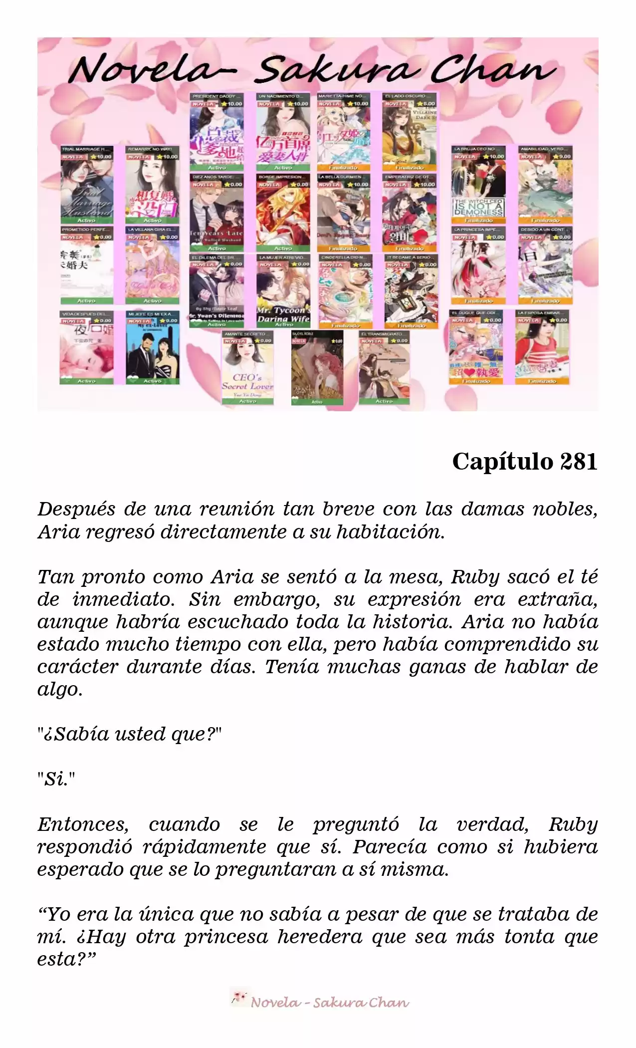 La Villana Gira El Reloj De Arena (Novela) - Capítulo 281 - Página 2 - LectorTMOo